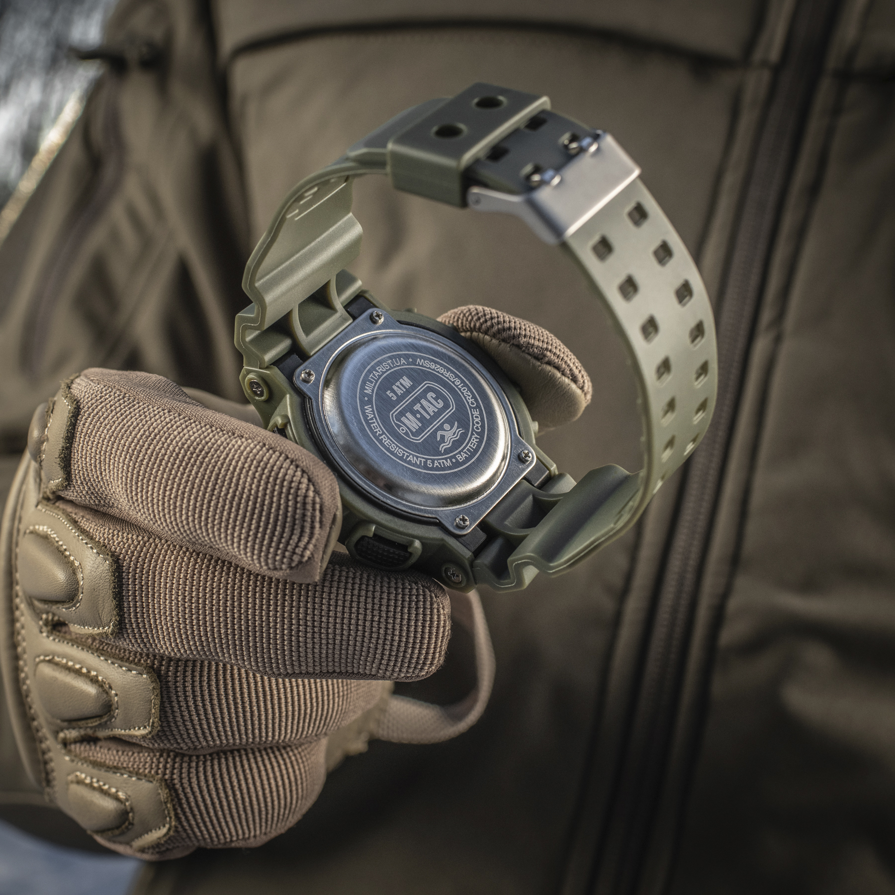 M-Tac часы Sport Olive — 16