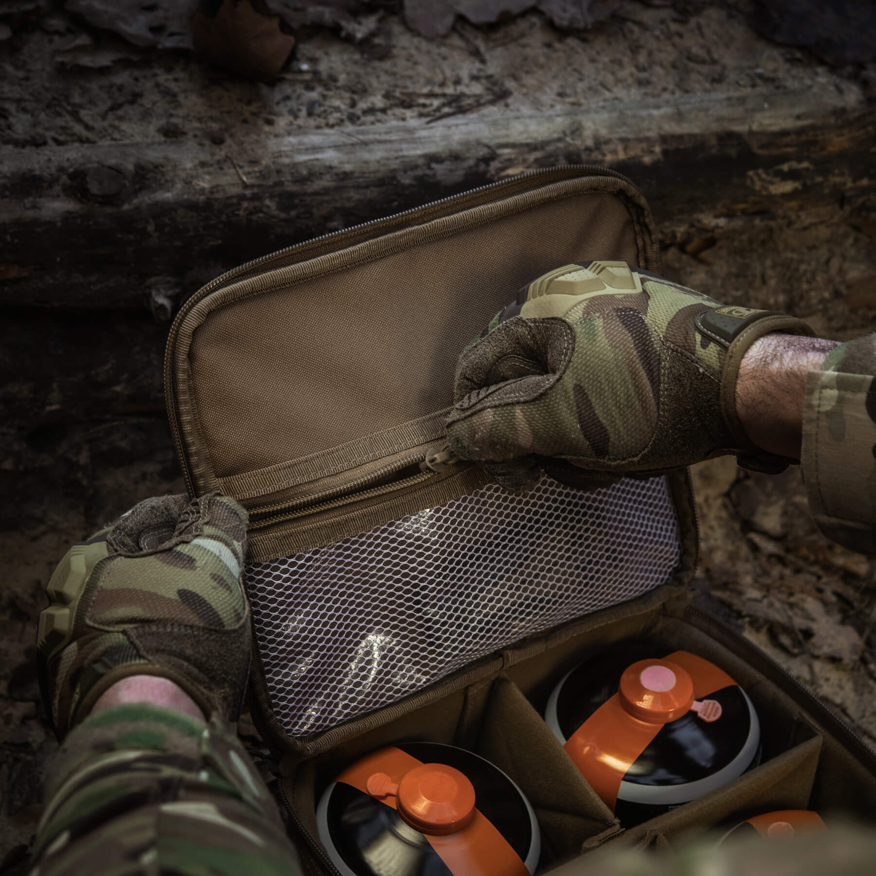 M-Tac органайзер утилитарный Hardshell Utility box L Coyote — 24