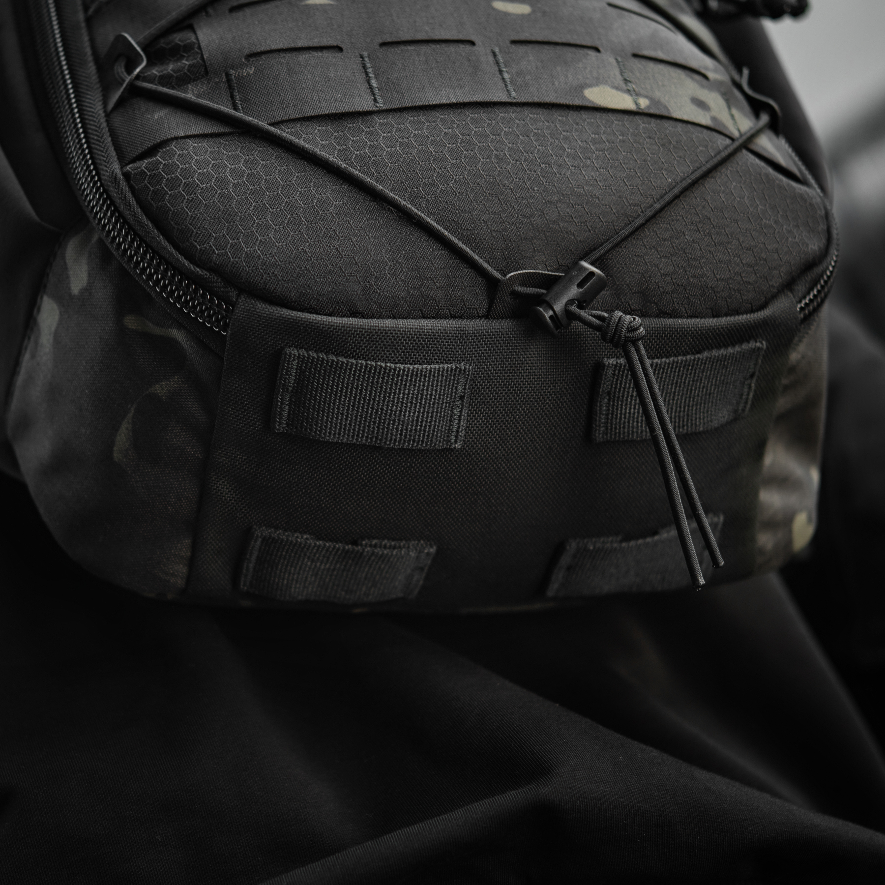 M-Tac рюкзак Sturm с эргономичными лямками Elite Multicam Black — 10