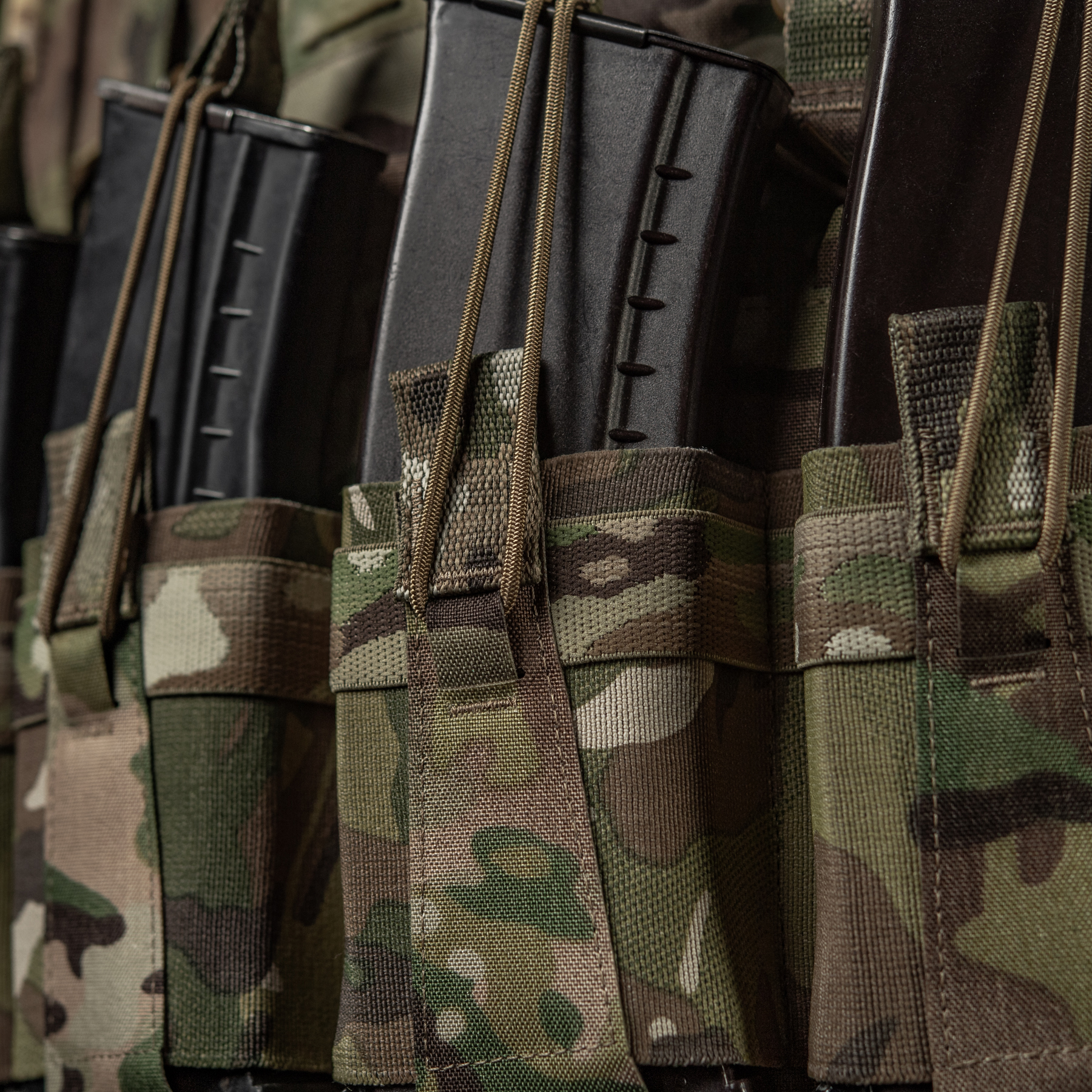 M-Tac передняя панель для чехла бронежилета Sturm на 4 магазина Multicam — 11