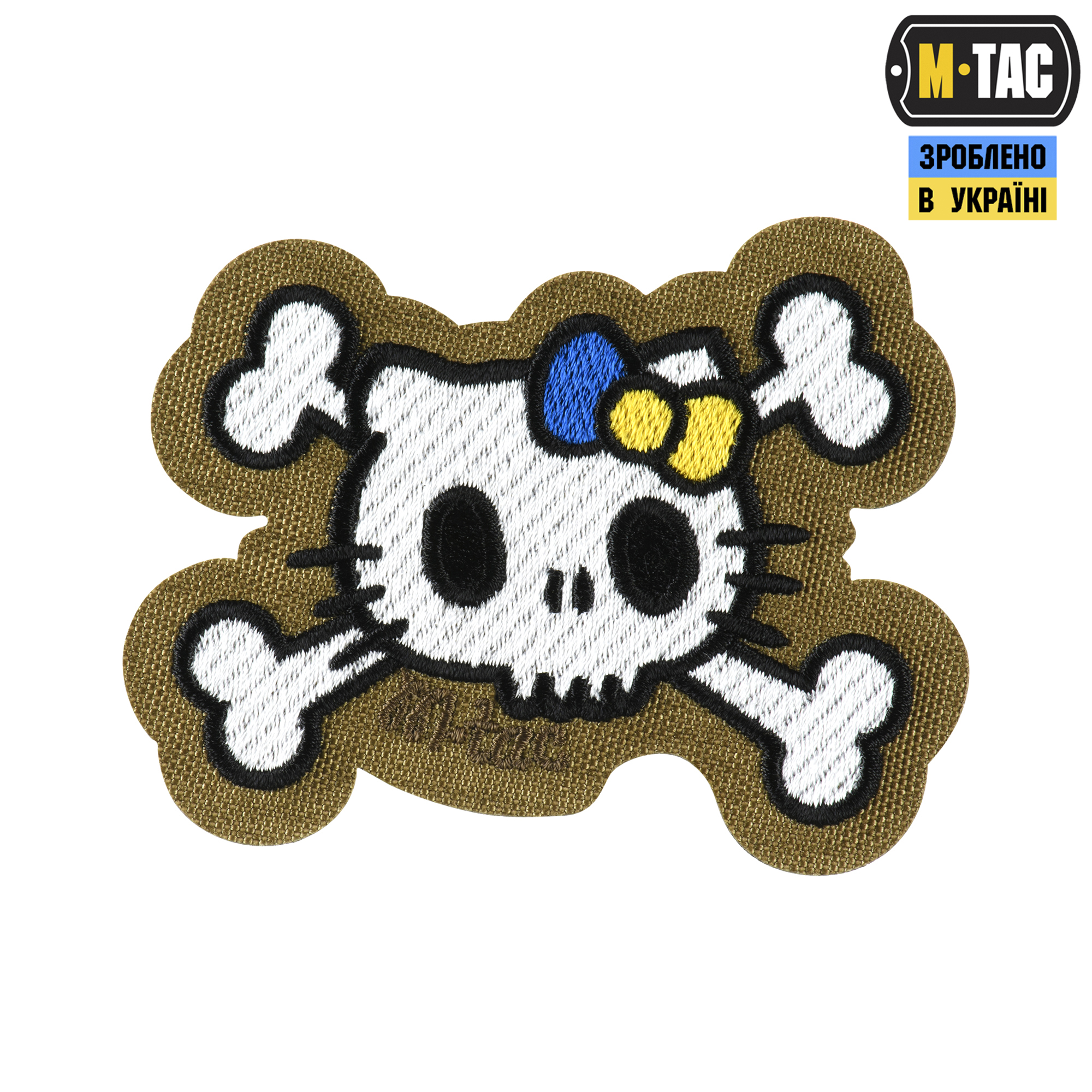 M-Tac нашивка KITTY (вышивка) White/Coyote — 2