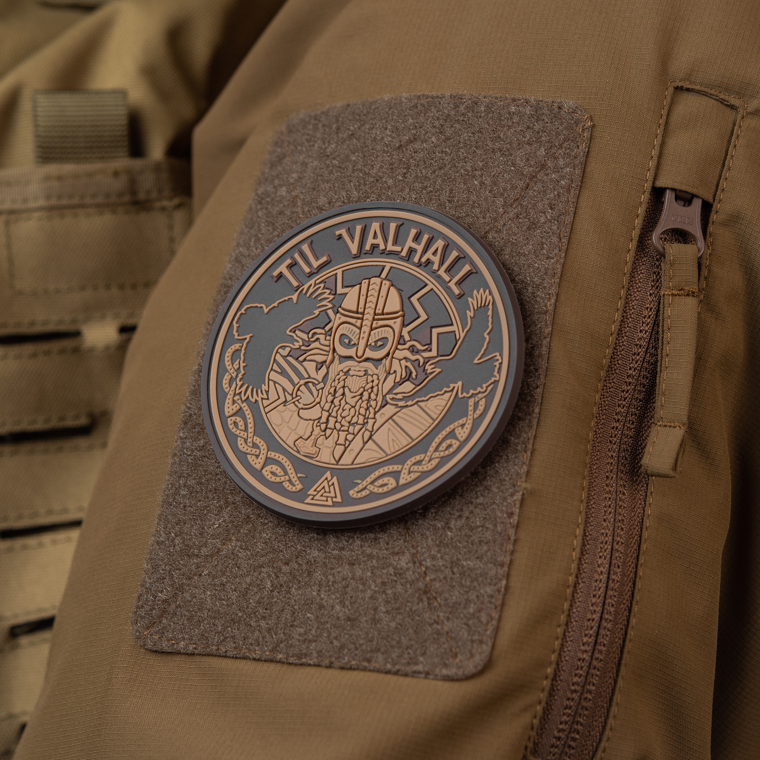 M-Tac нашивка Til Valhall PVC Coyote — 4