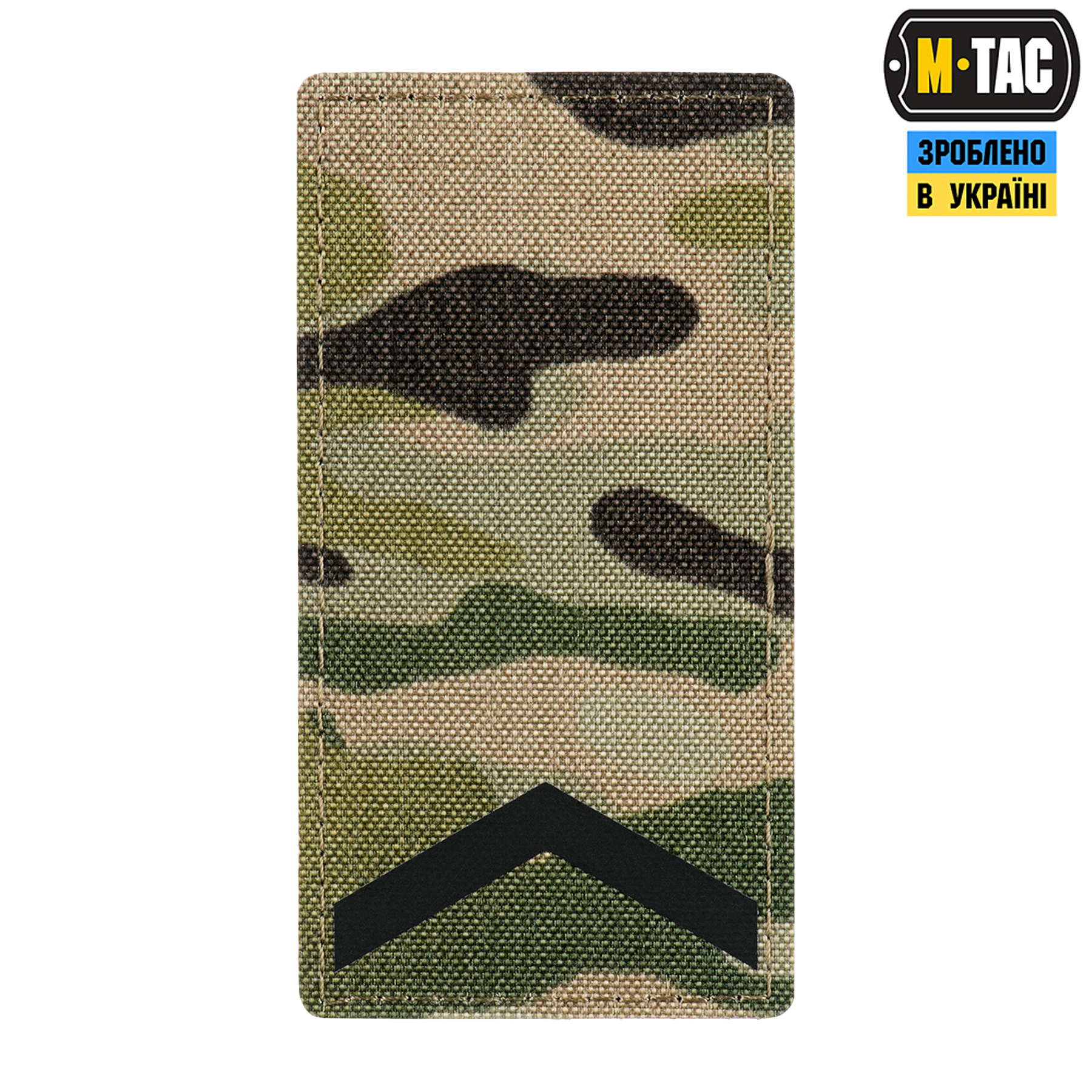 M-Tac погон на липучке старший солдат Multicam — 2