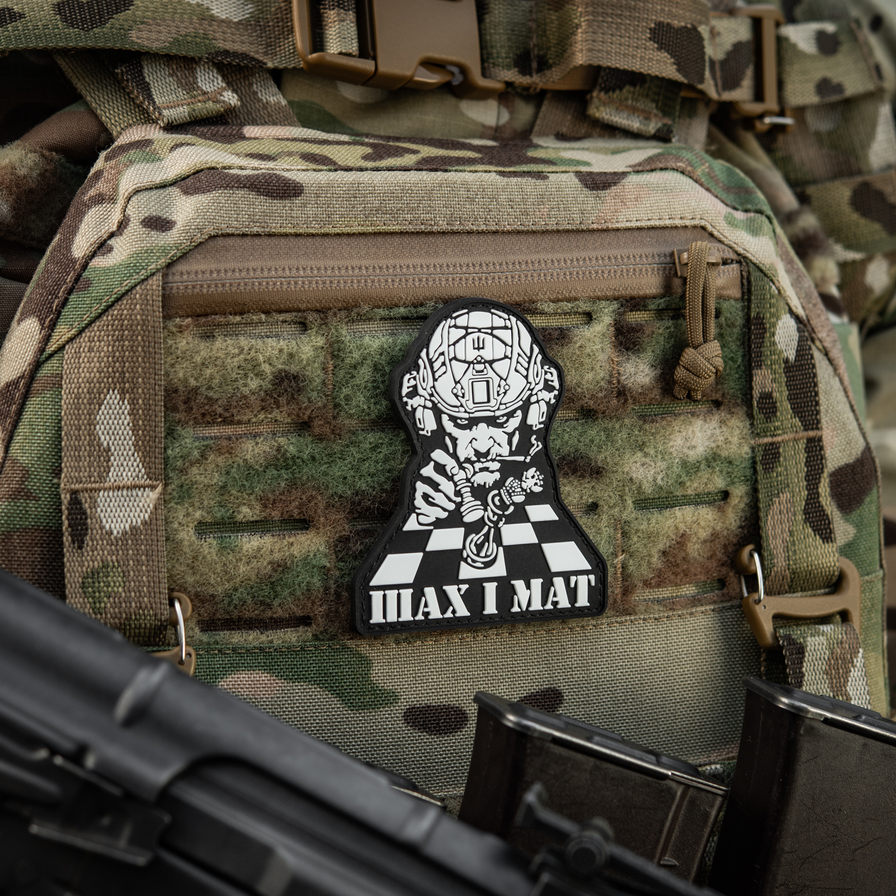 M-Tac нашивка Шах і Мат Black/White — 7