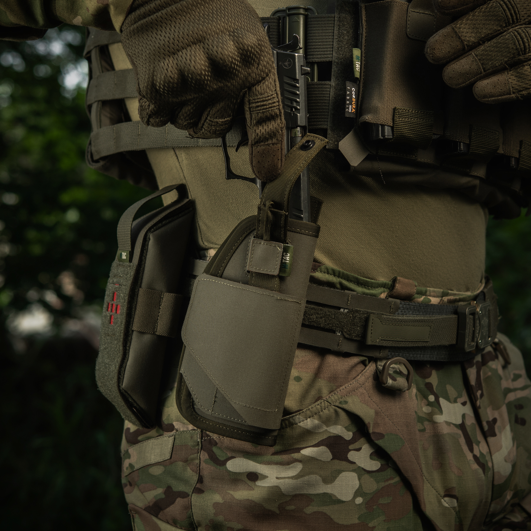 M-Tac кобура универсальная Elite Rights Ranger Green — 11