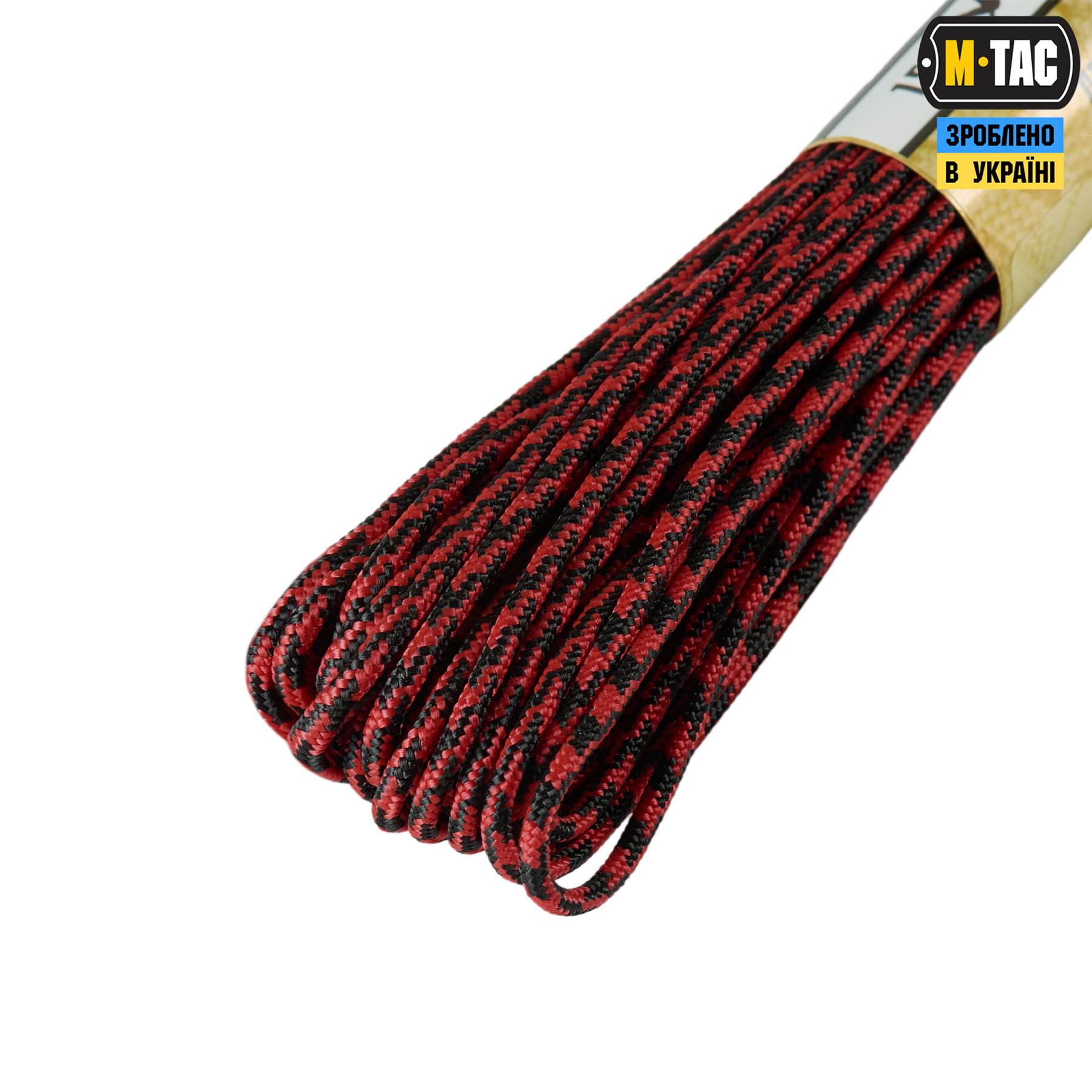 M-Tac паракорд Minicord 15m Black&Red — 4