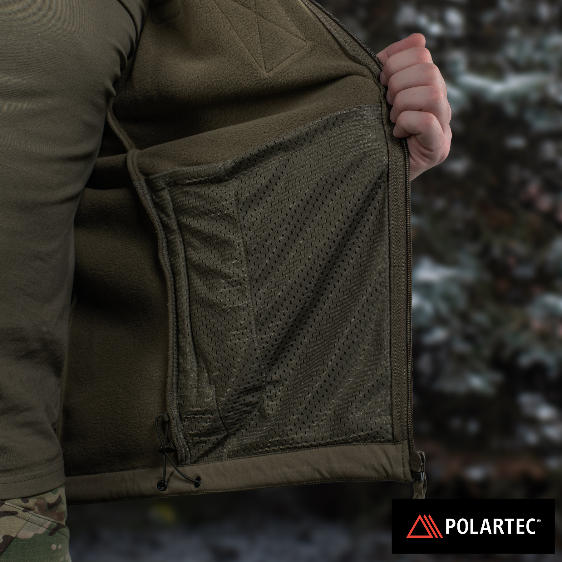 M-Tac куртка Combat Fleece Polartec Jacket Dark Olive — 21