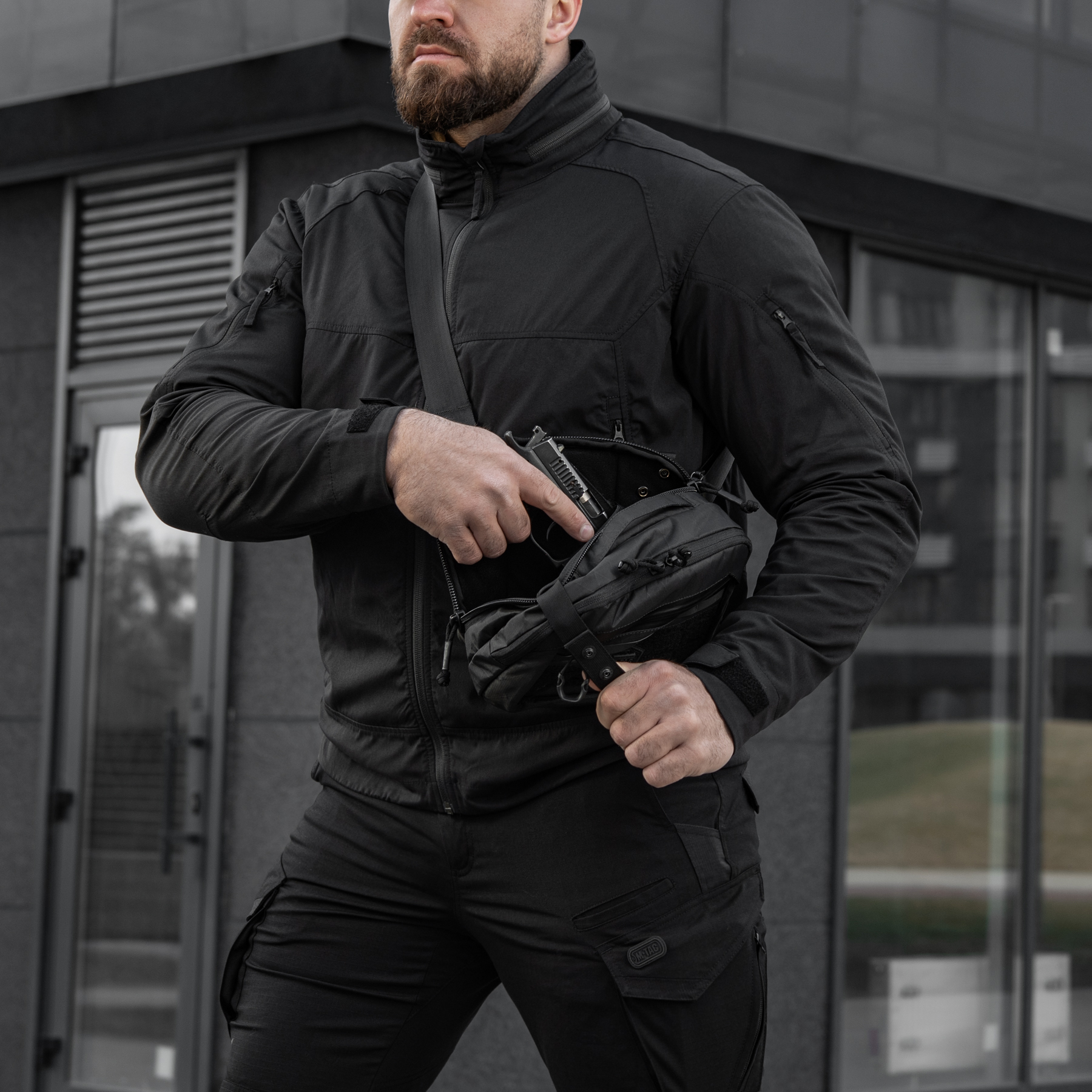 M-Tac сумка EDC Bag X-Pac Elite Black — 38