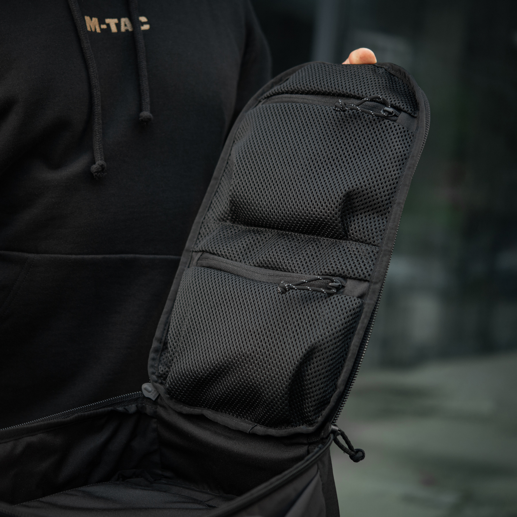M-Tac рюкзак Sturm с эргономичными лямками Elite Black — 44