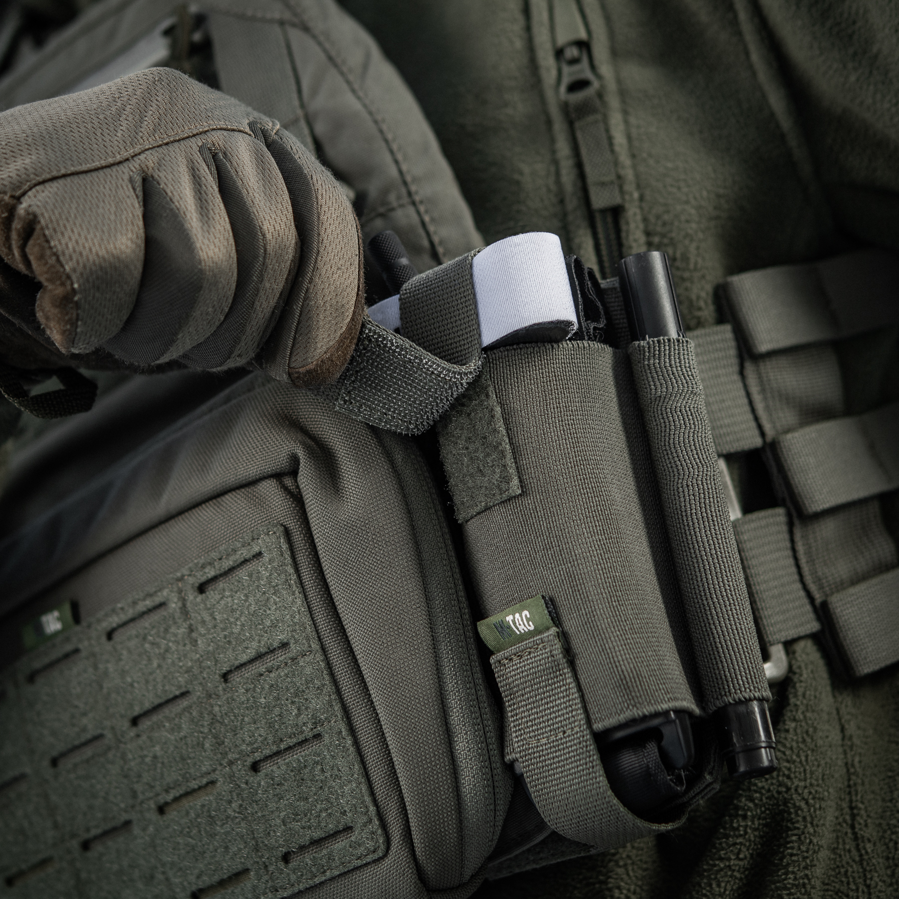 M-Tac подсумок для турникета эластичный на липучке Gen.III Ranger Green — 10