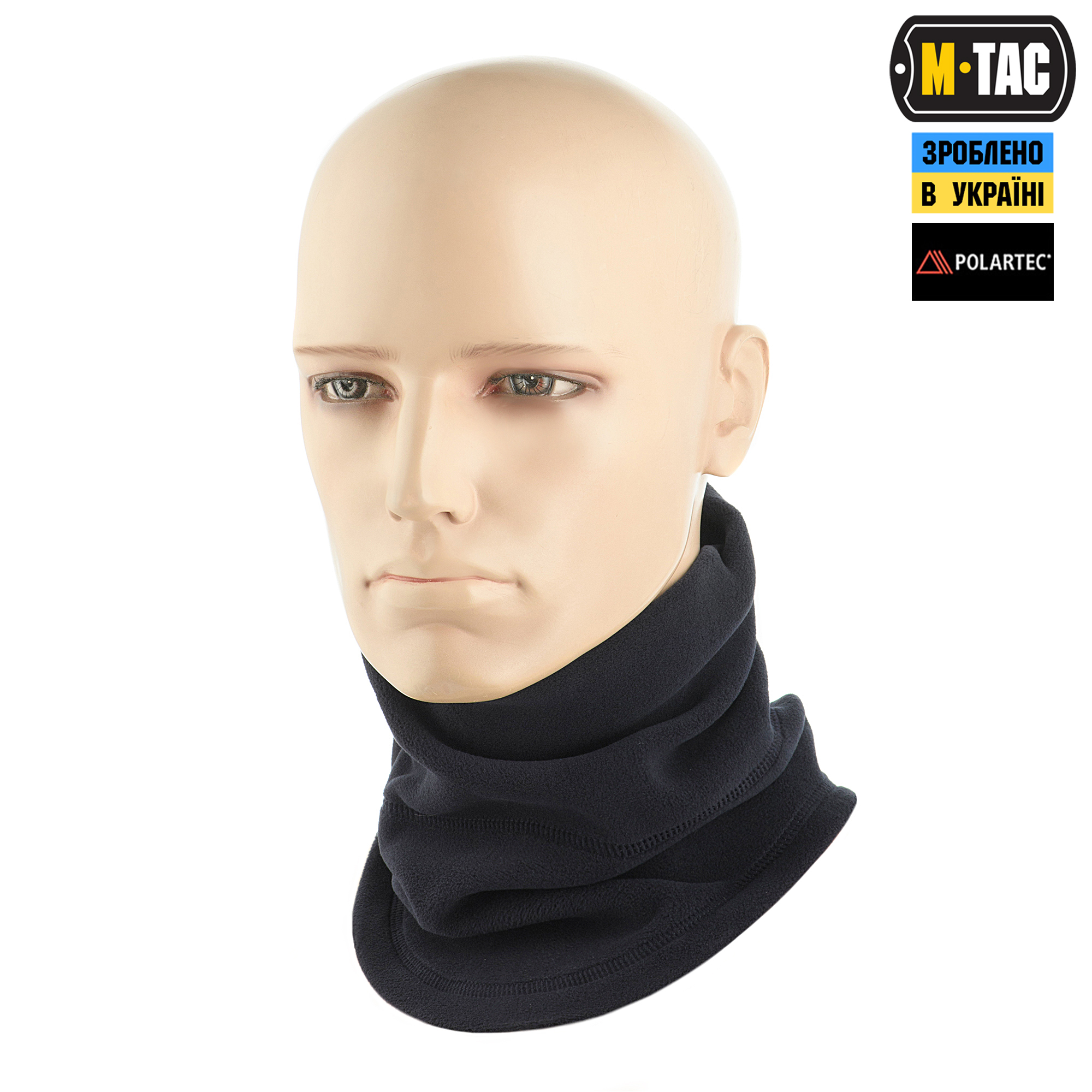 M-Tac шарф-труба анатомический Polartec Dark Navy Blue — 3