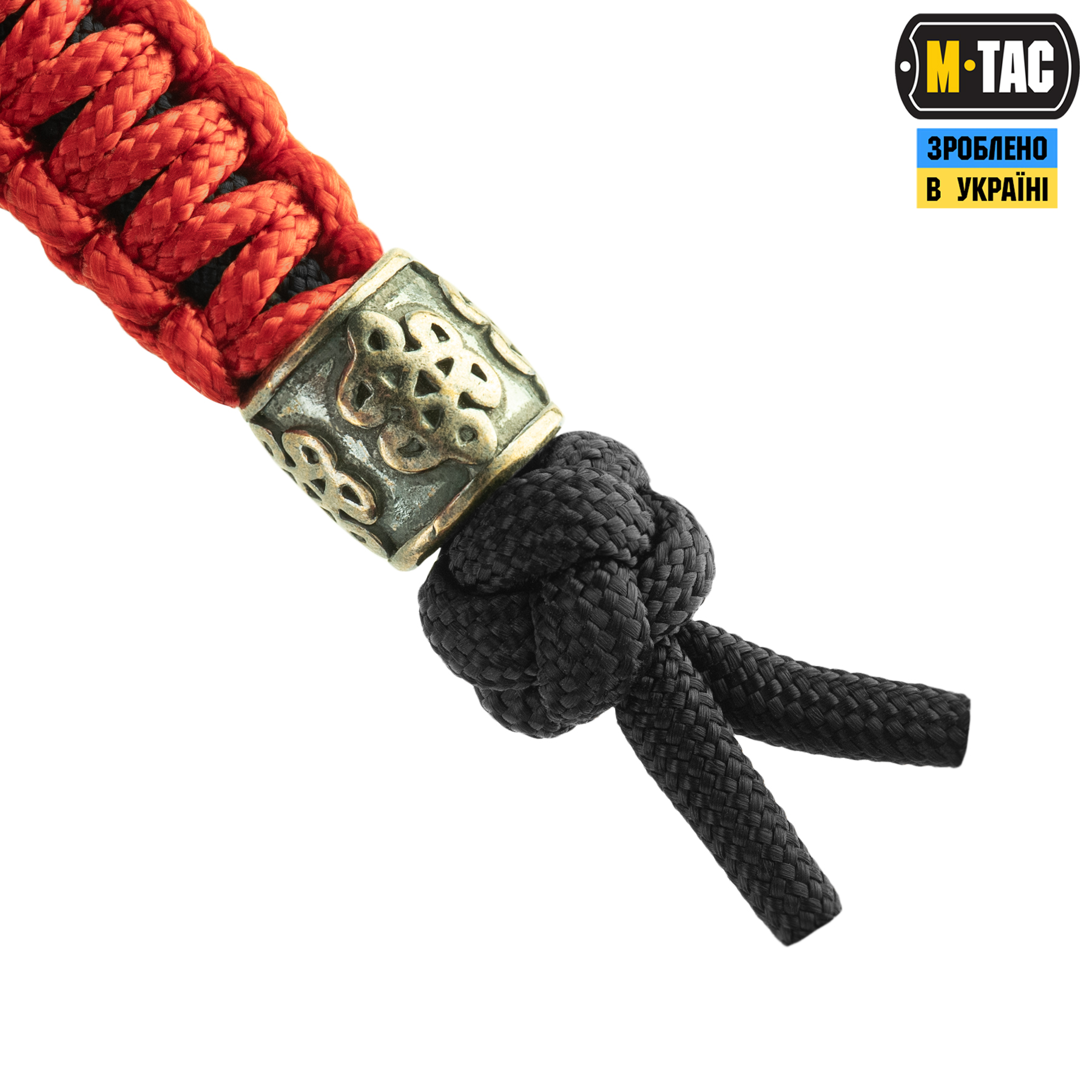 M-Tac темляк Scandinavian Small китайський узел Black&Red — 4