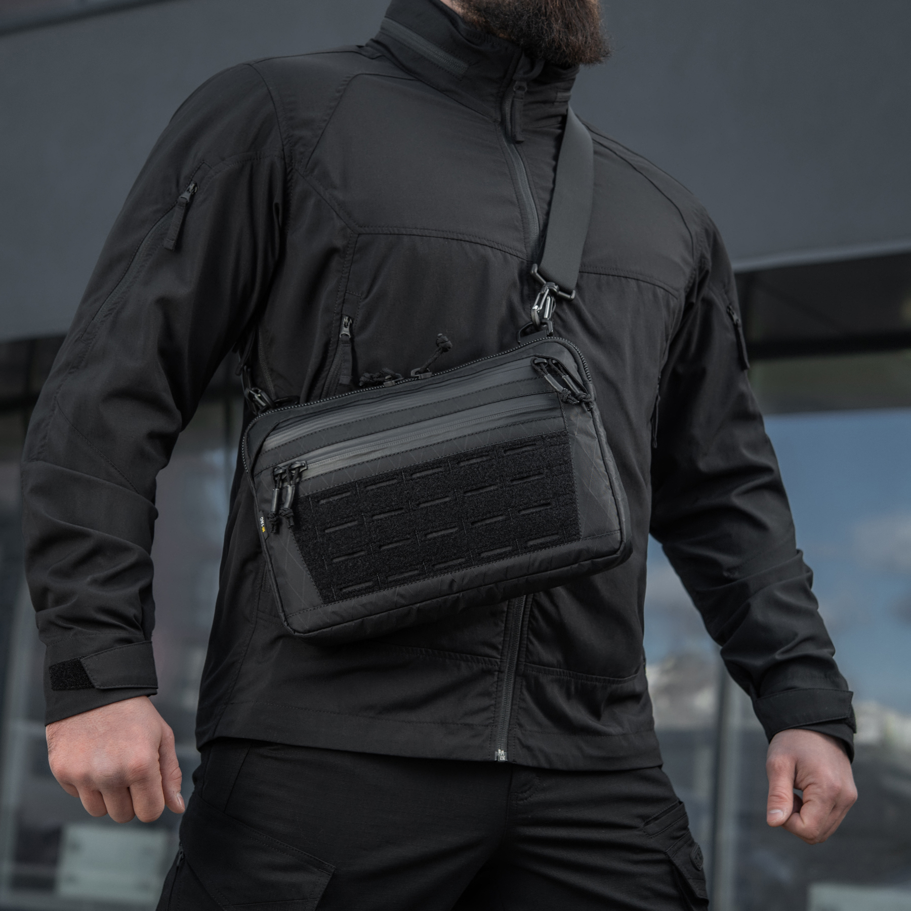 M-Tac сумка Admin Bag Medium X-Pac Elite з липучкою Black — 14