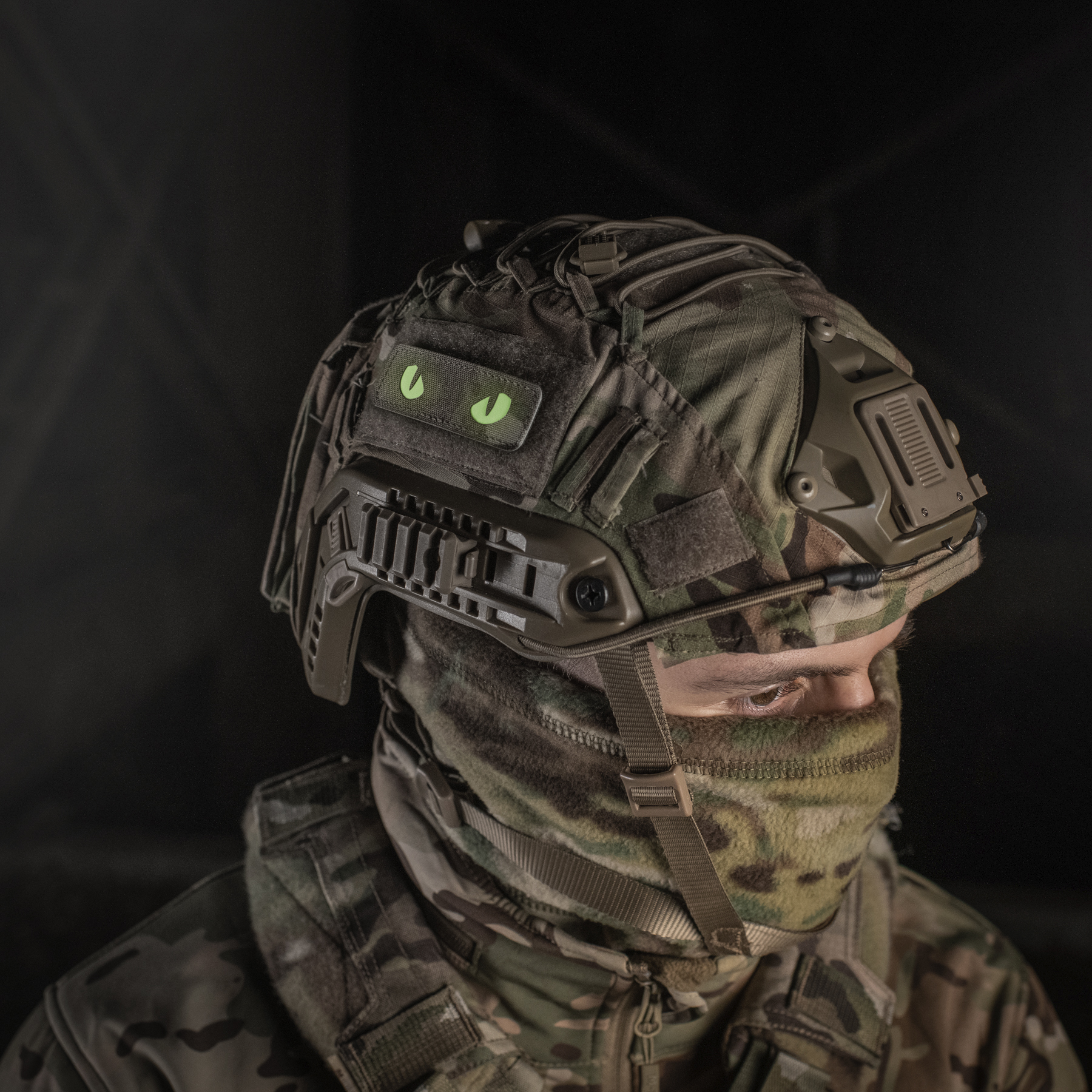 M-Tac нашивка Cat Eyes Laser Cut Multicam/GID — 9
