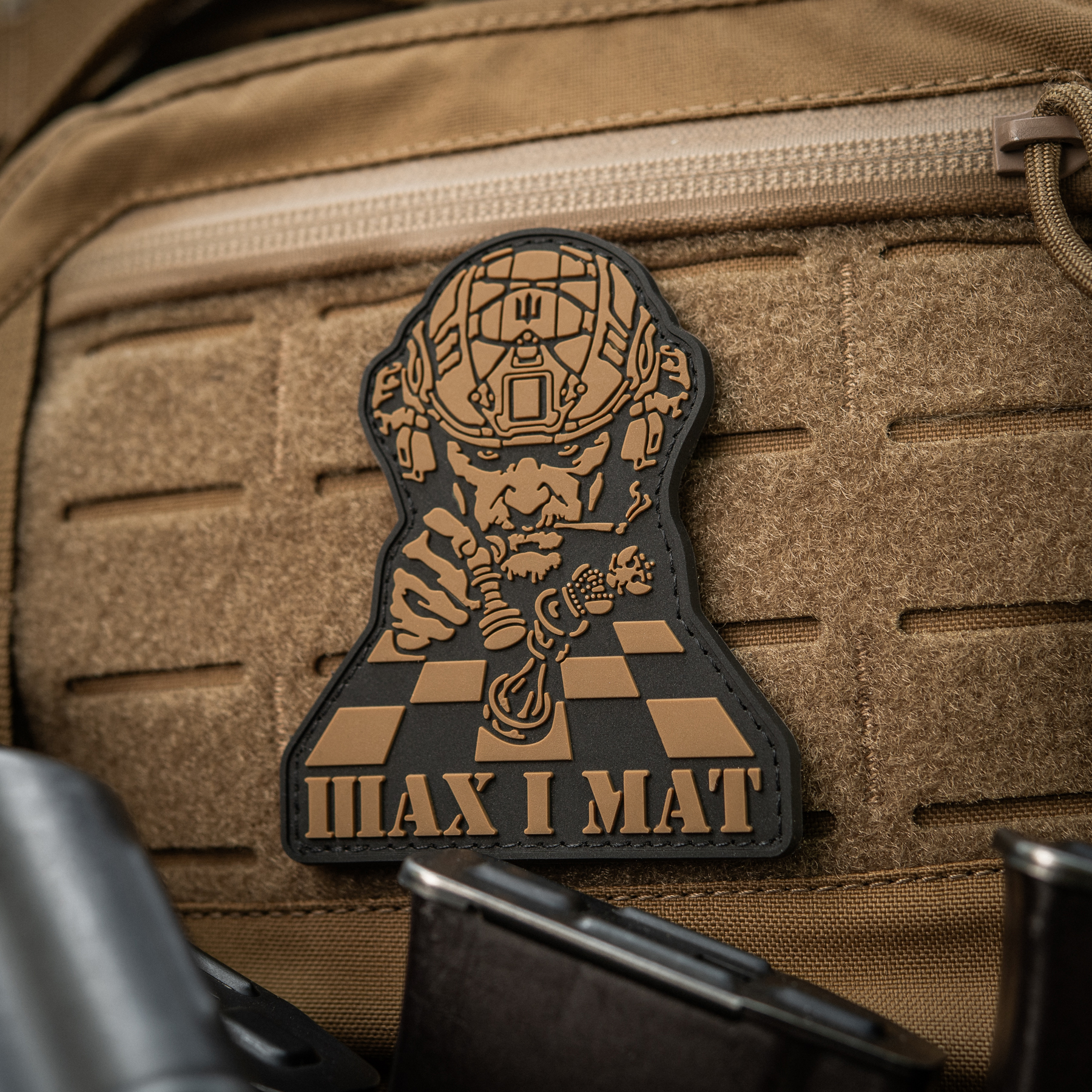 M-Tac нашивка Шах і Мат Black/Coyote — 4