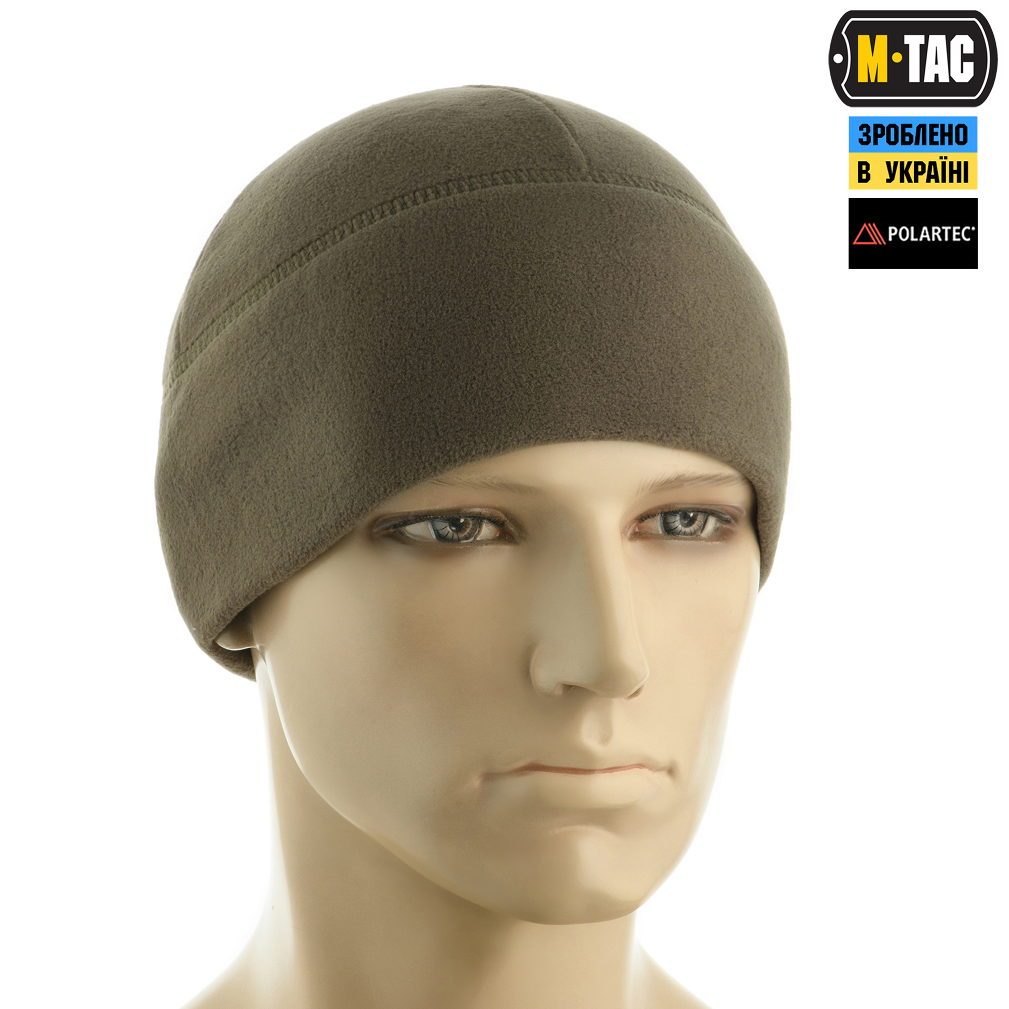 M-Tac шапка Watch Cap флис Light Polartec Dark Olive — 4