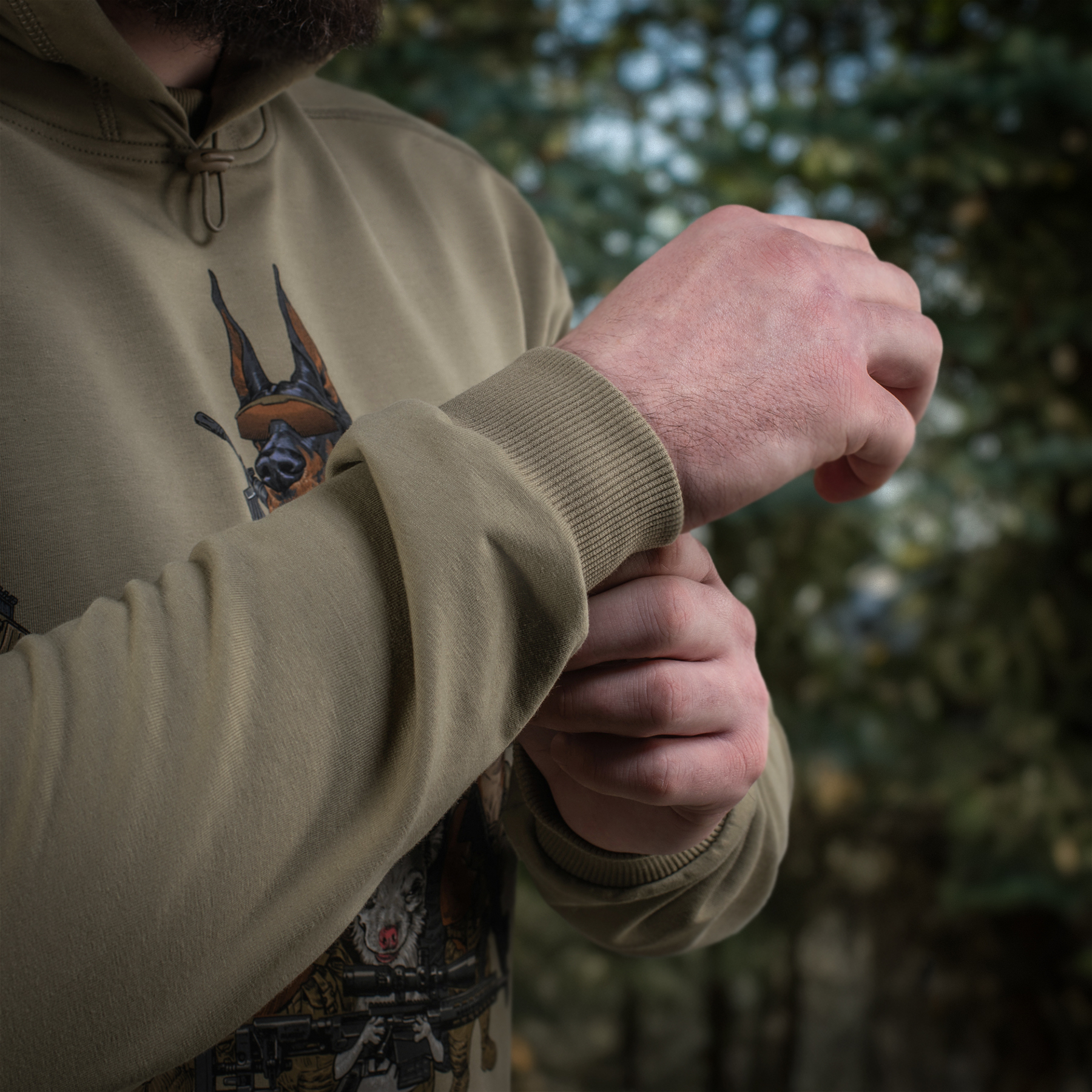 M-Tac кофта Hoodie Rex Team Tan — 22