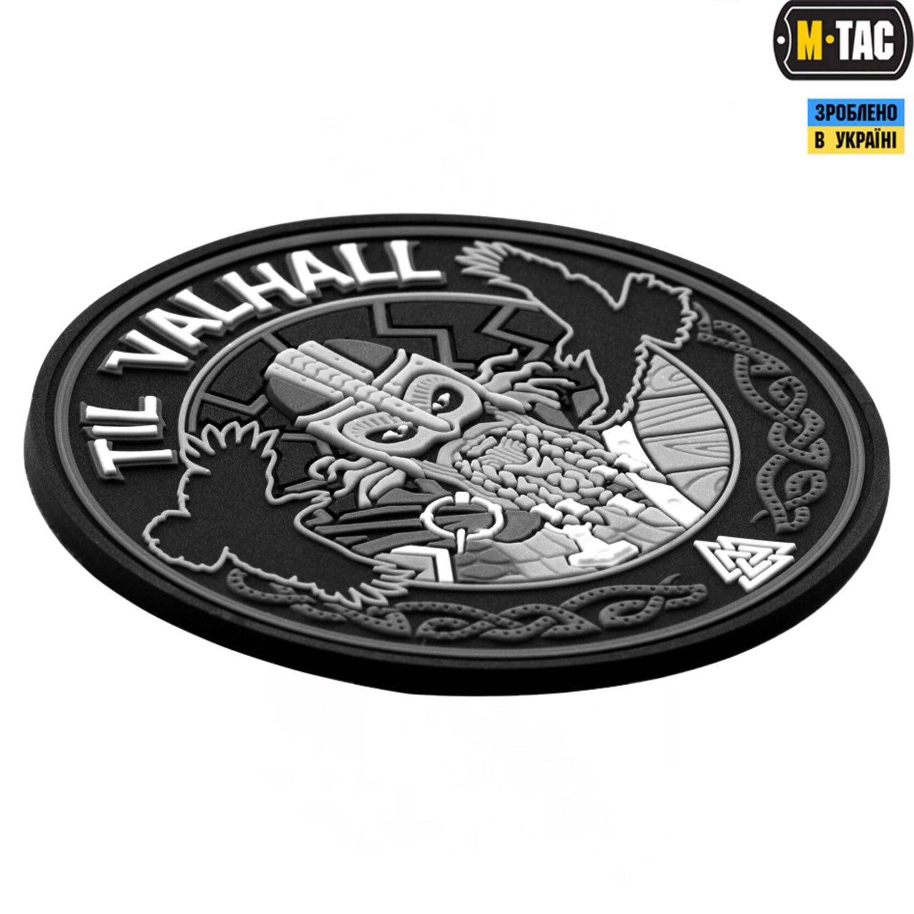 M-Tac нашивка Til Valhall PVC Grey/Black — 3