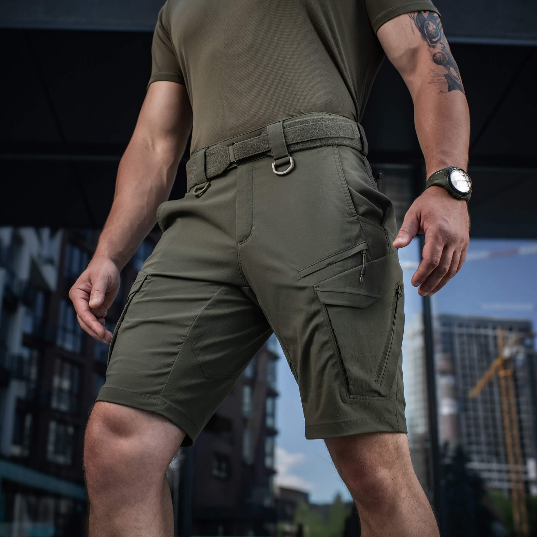 M-Tac шорты Aggressor Summer Flex Army Olive — 7