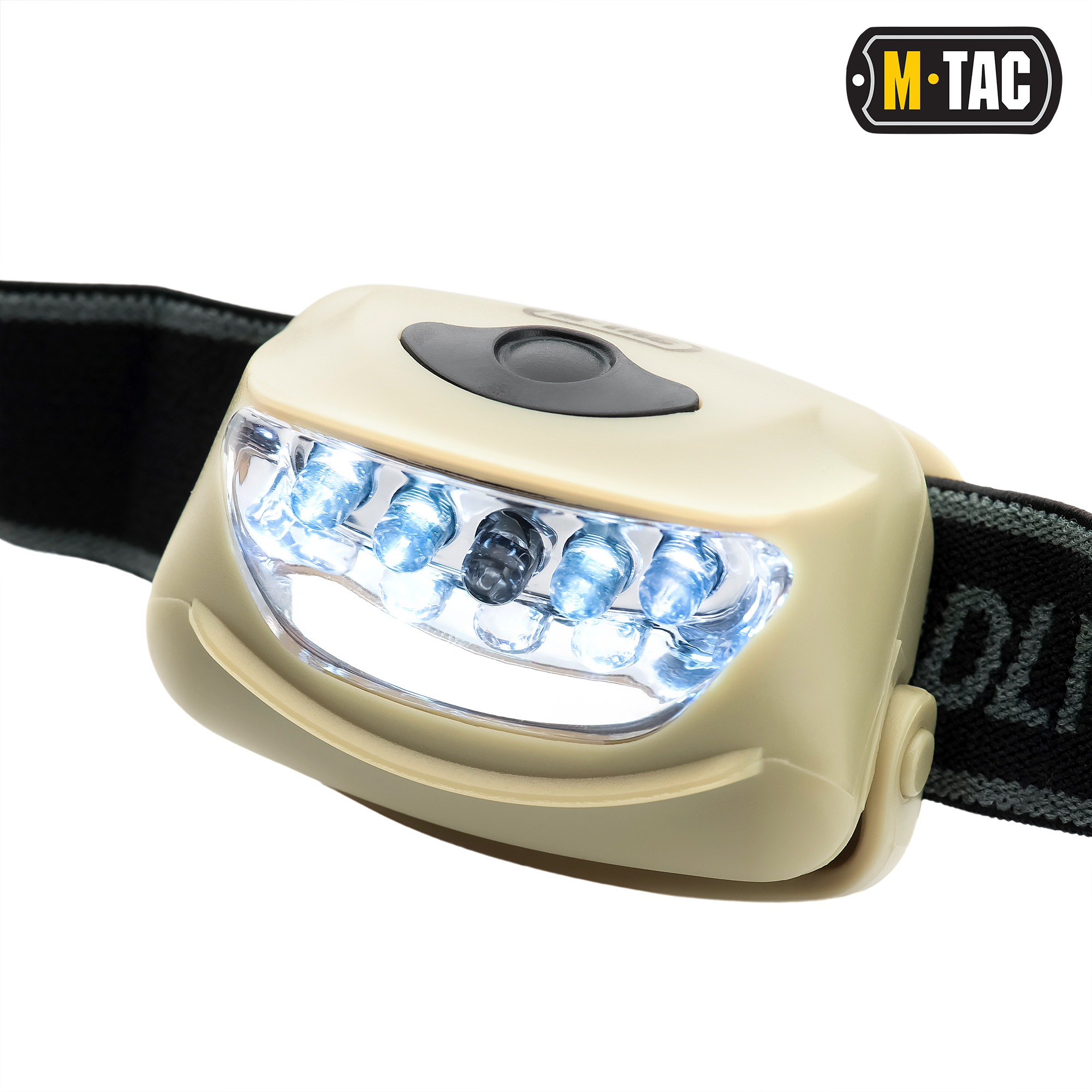 M-Tac фонарь налобный 4+1 LED Khaki — 3