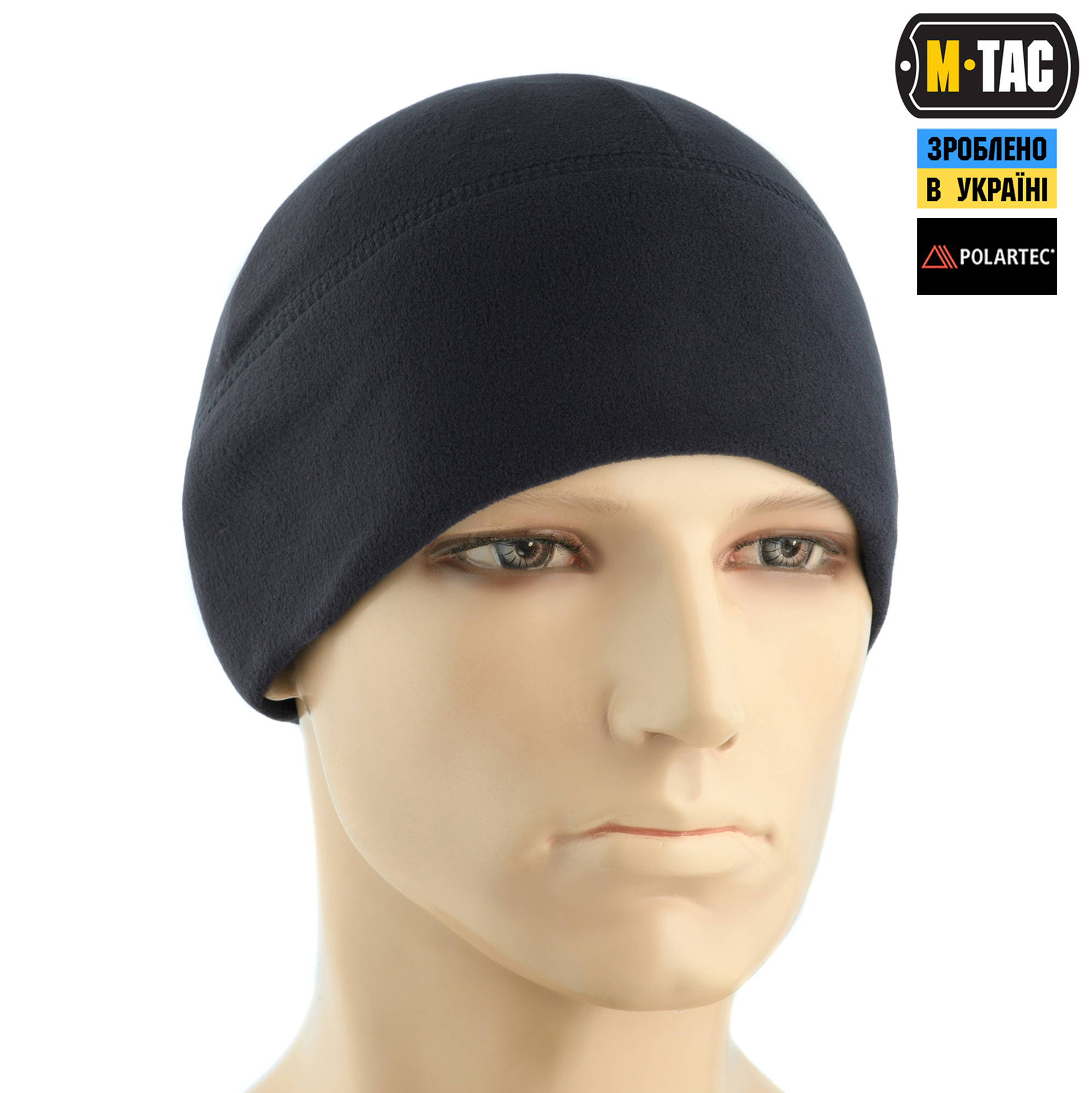 M-Tac шапка Watch Cap флис Light Polartec Gen.II Dark Navy Blue — 4