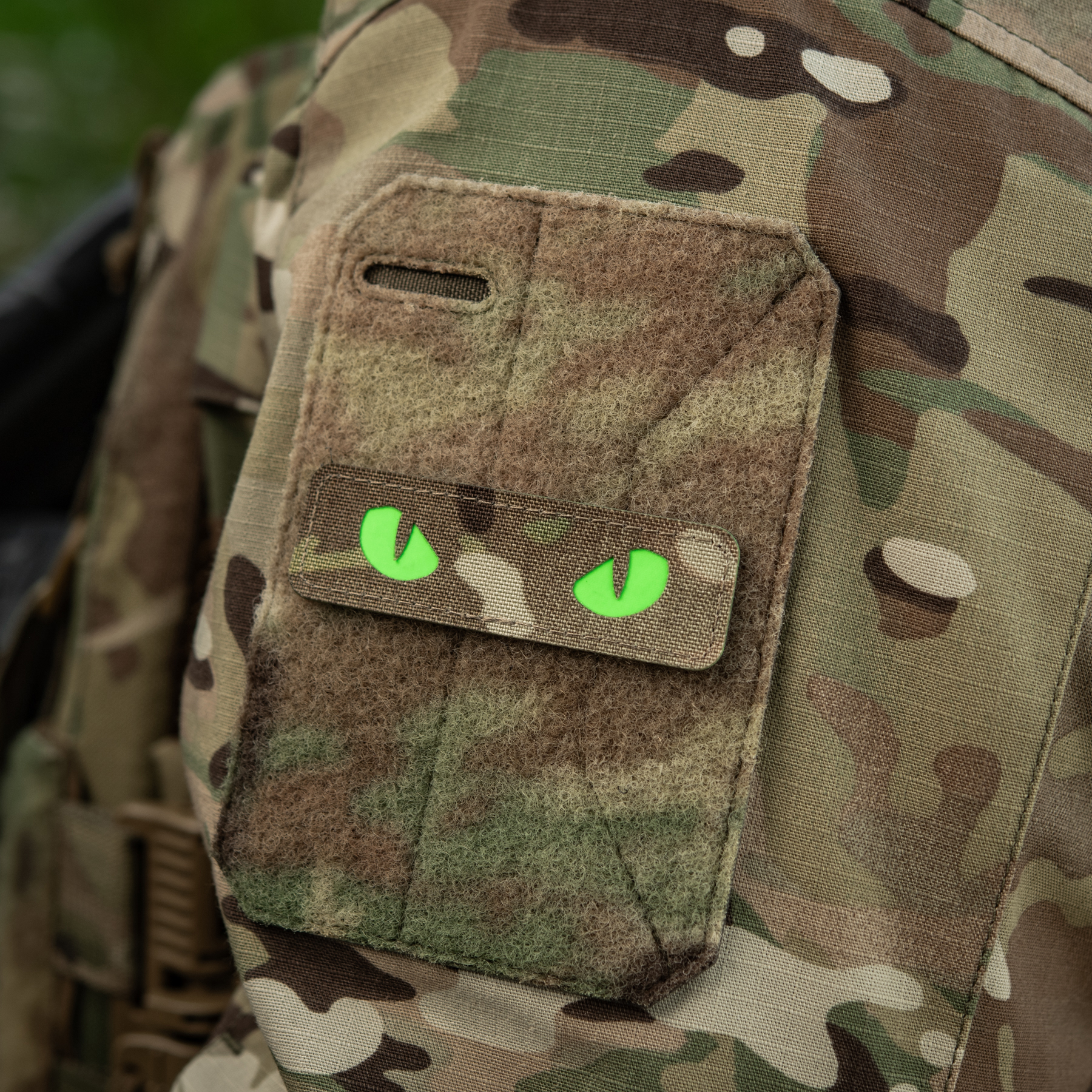 M-Tac нашивка Cat Eyes Laser Cut Multicam/Green/GID — 15