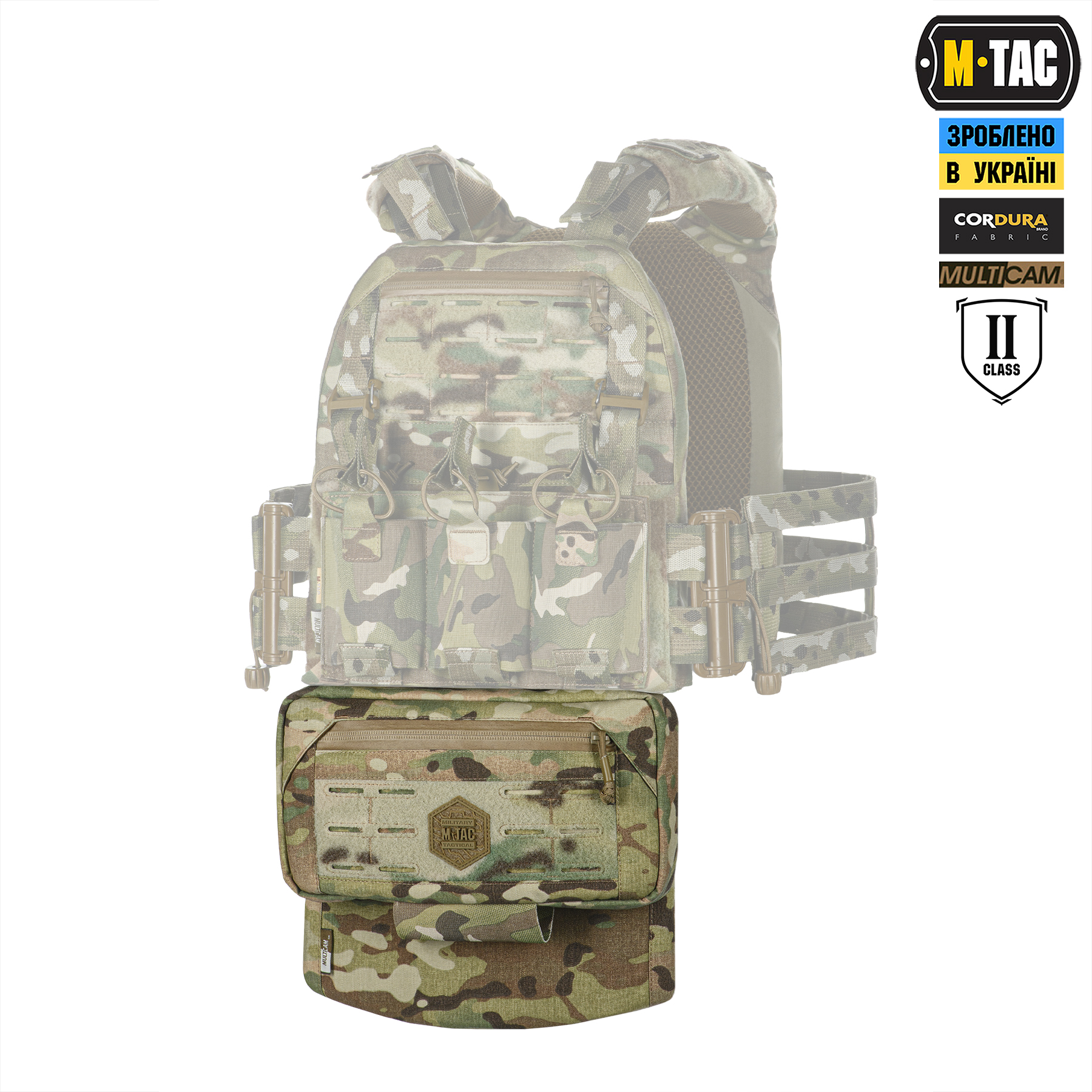 M-Tac защита живота с баллистическим пакетом 2 класс защиты (BRONYX) Multicam — 10