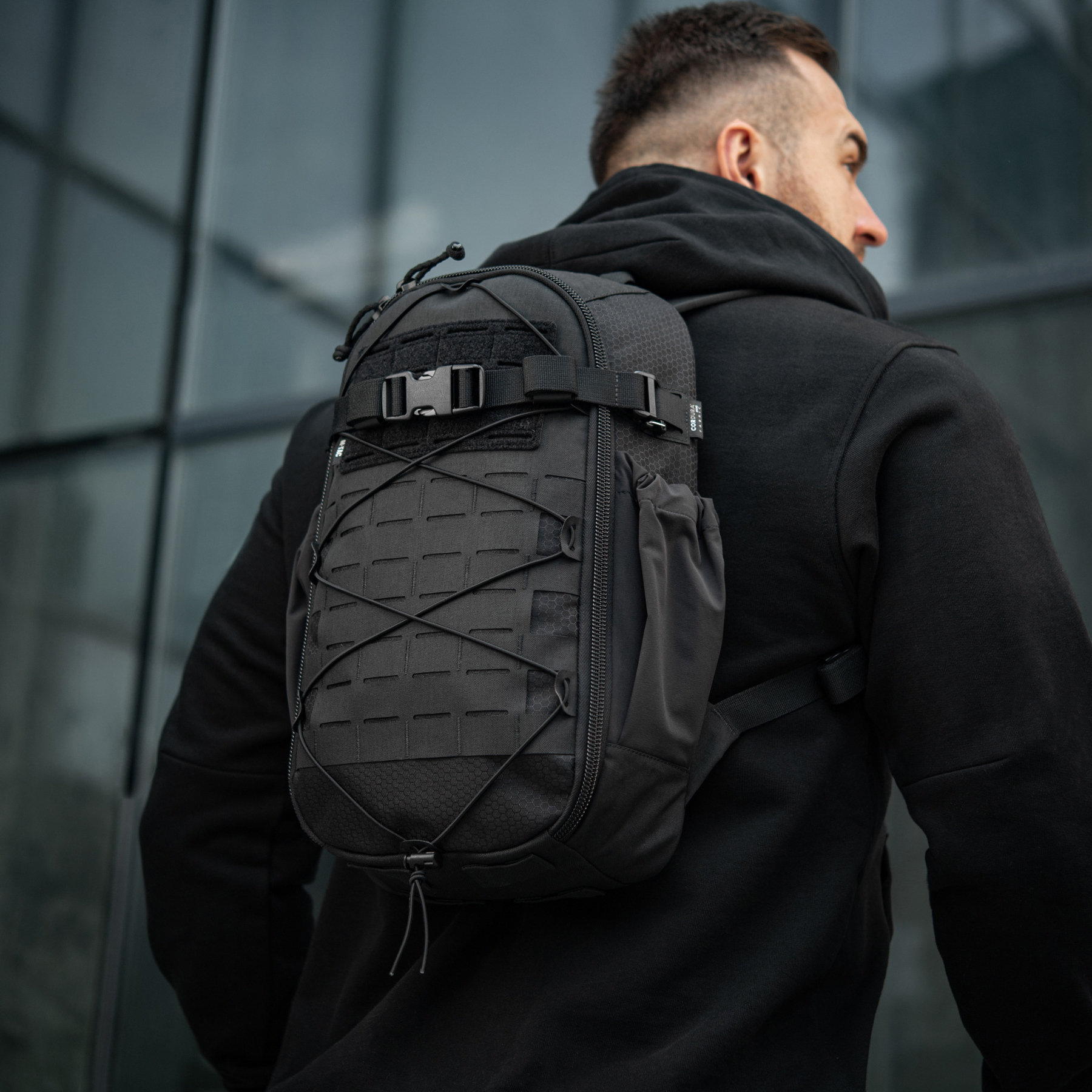 M-Tac рюкзак Sturm с эргономичными лямками Elite Black — 17