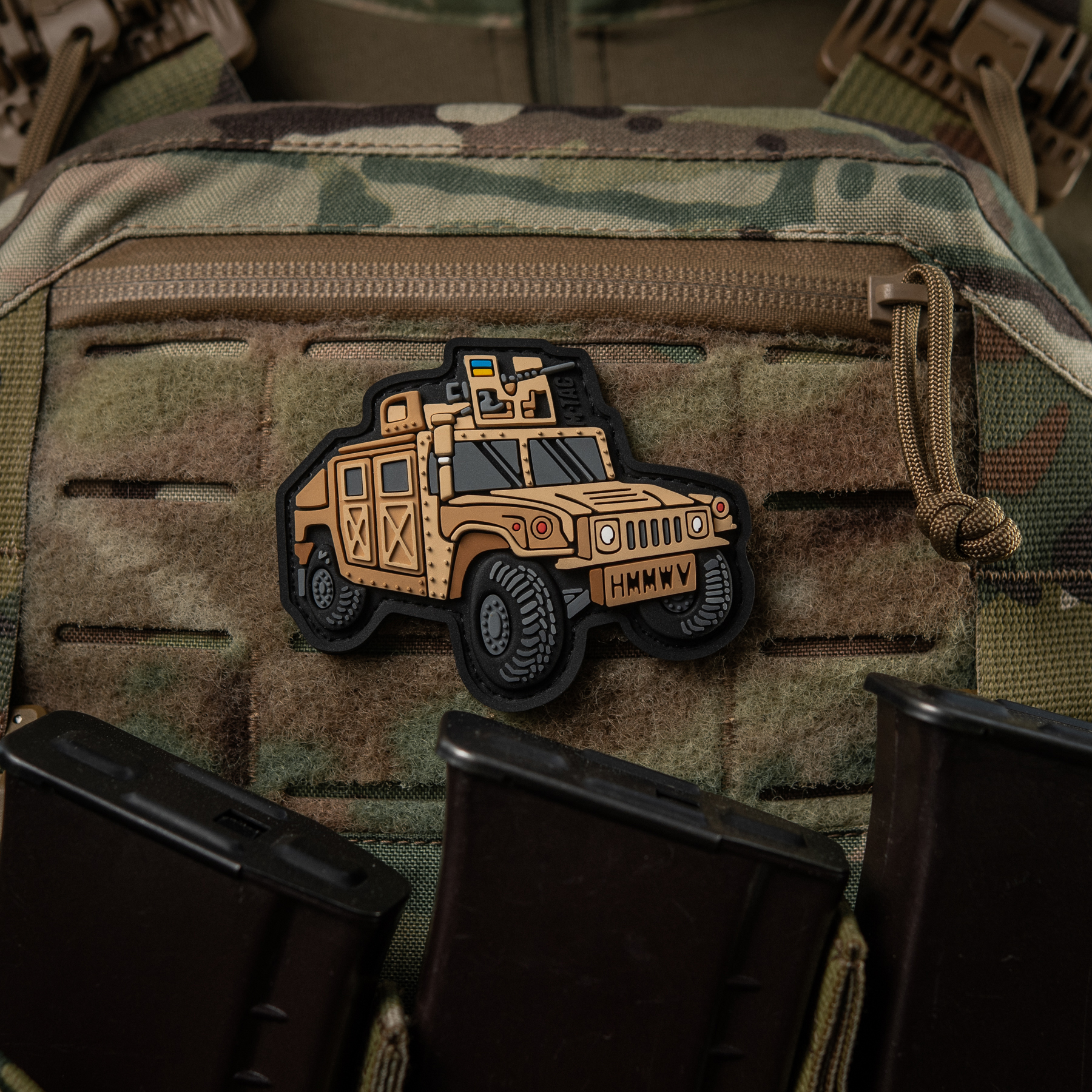 M-Tac нашивка HMMWV (PVC) coyote — 4