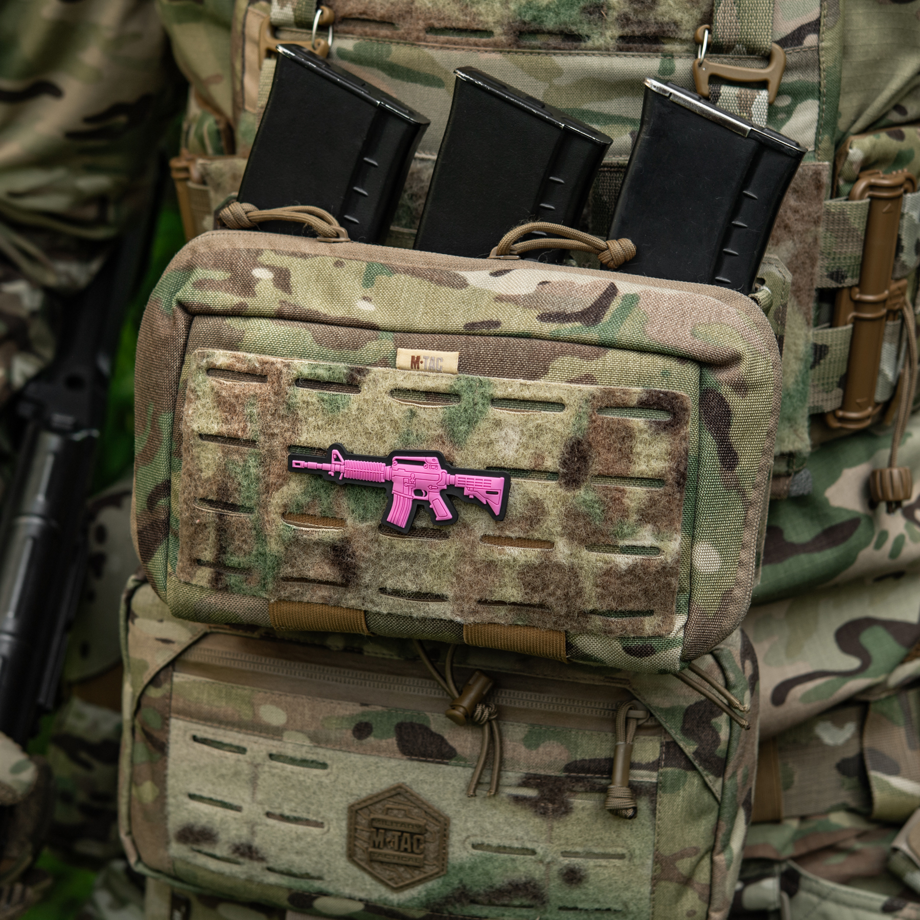 M-Tac нашивка M4A1 3D PVC Pink — 9
