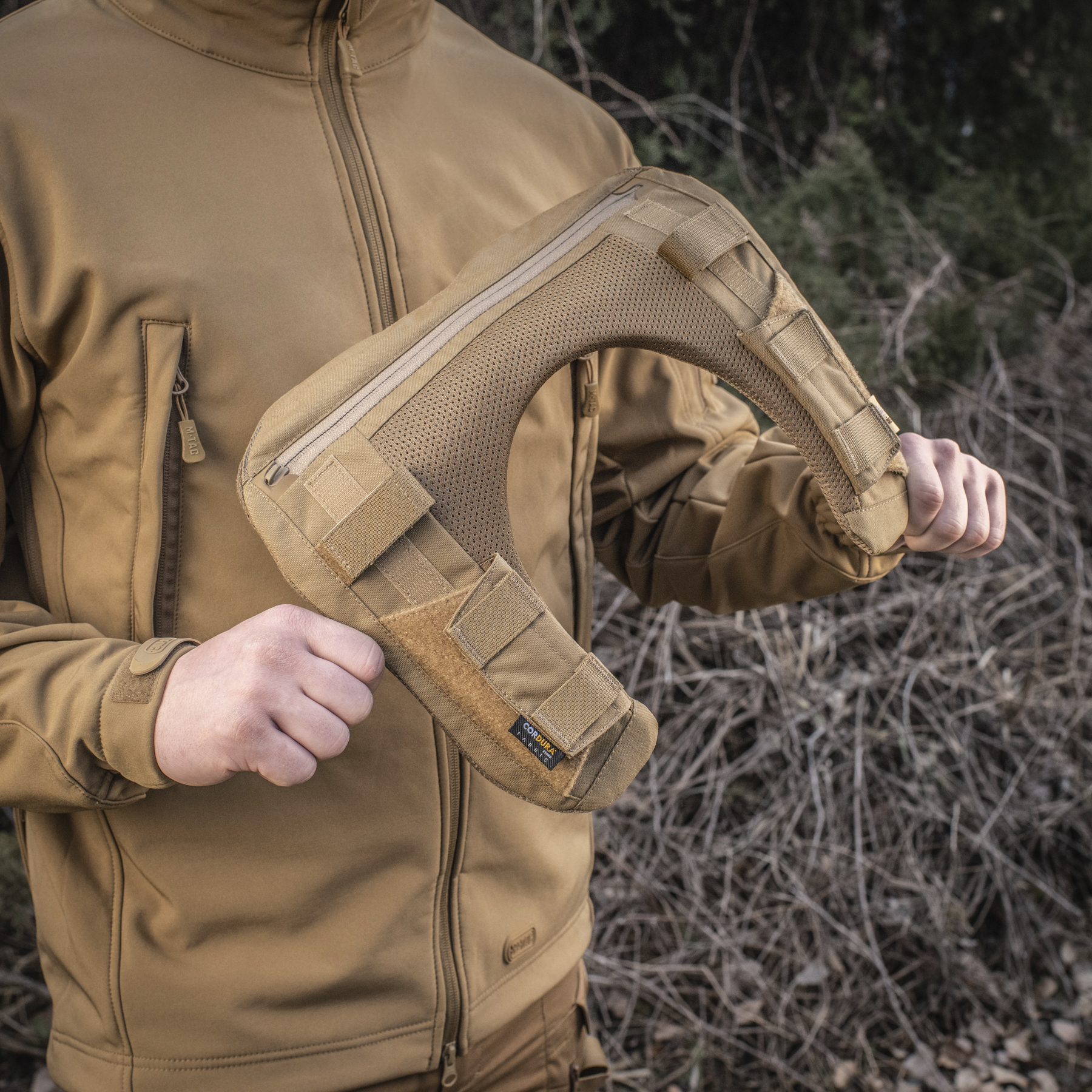 M-Tac демпфер плечевой для плитоноски Cuirass QRS Coyote — 24