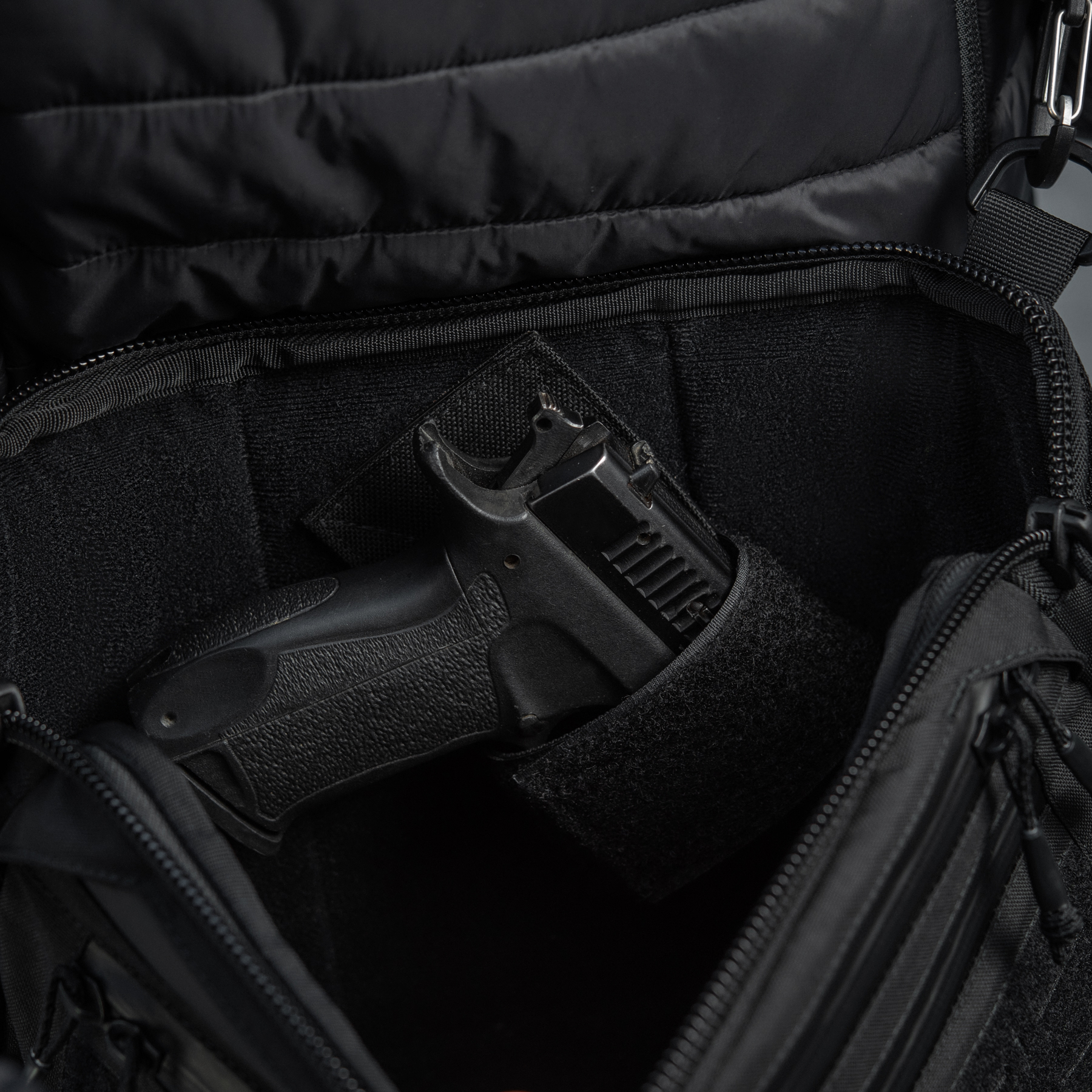 M-Tac сумка Admin Bag Large Elite с липучкой Black — 33