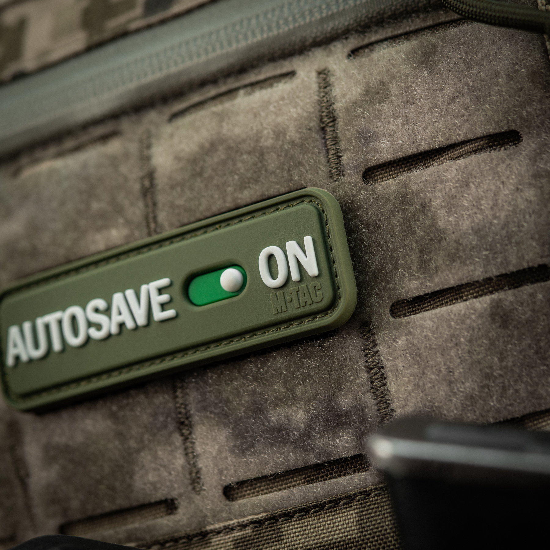 M-Tac нашивка Autosave PVC Olive — 6