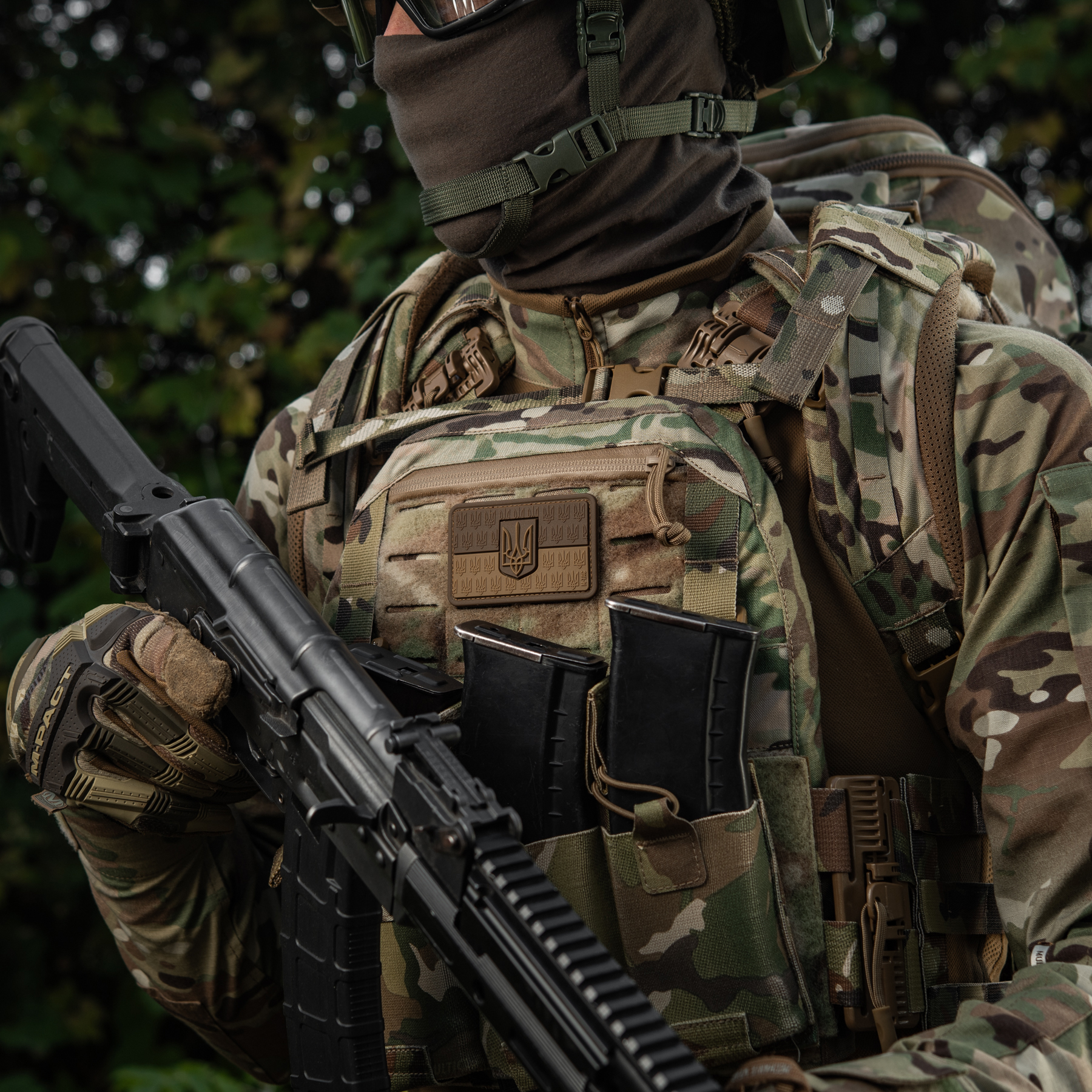 M-Tac нашивка прапор України з гербом рельєфний PVC Coyote — 4