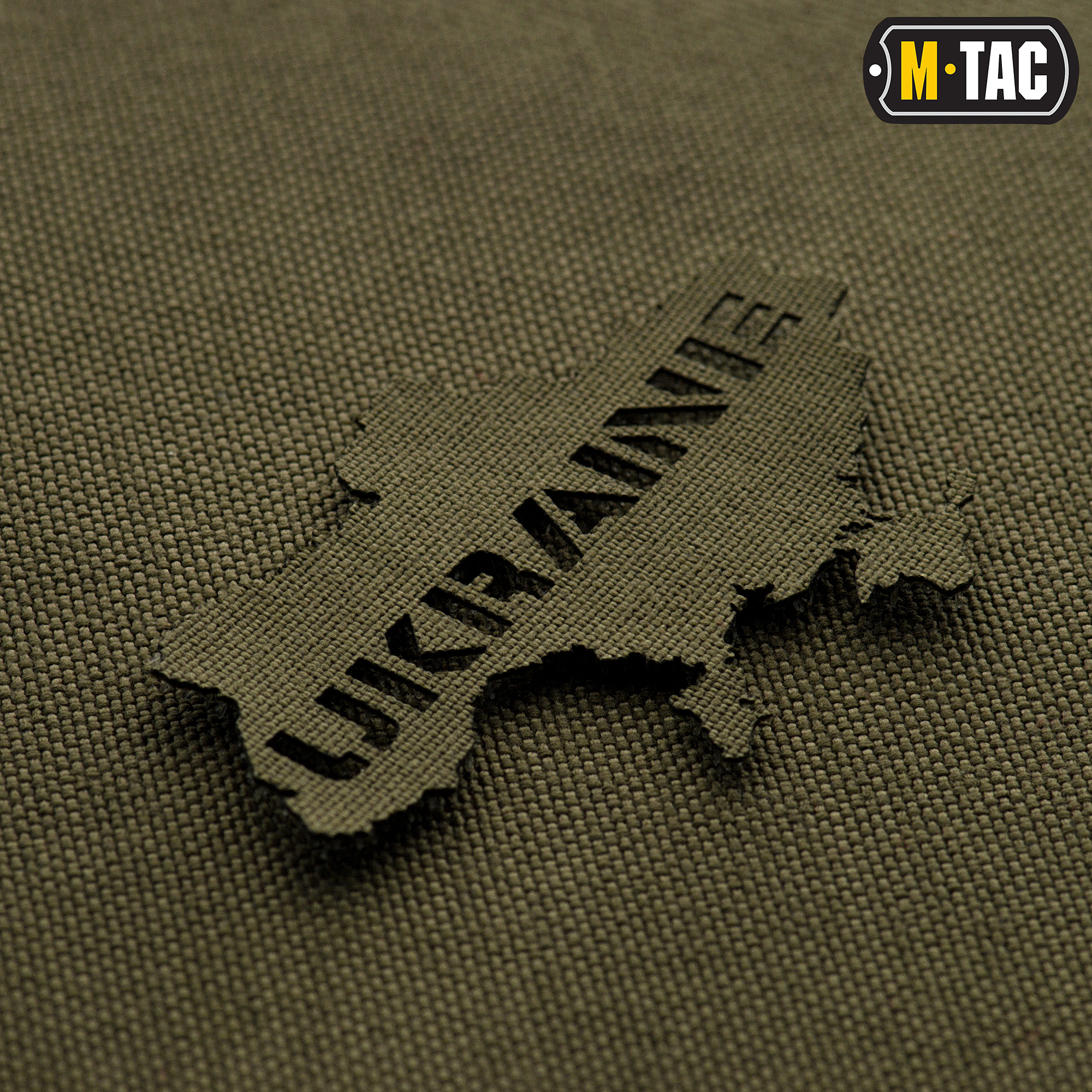 M-Tac нашивка Ukraine (контур) сквозная Laser Cut Ranger Green — 3