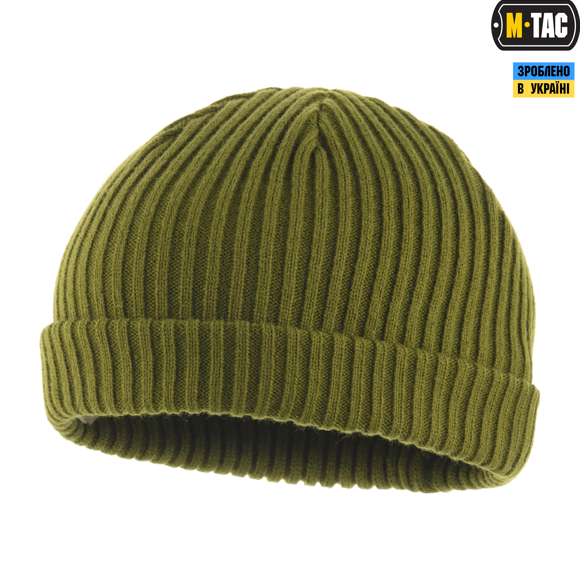 M-Tac шапка вязаная 100% акрил Olive — 5
