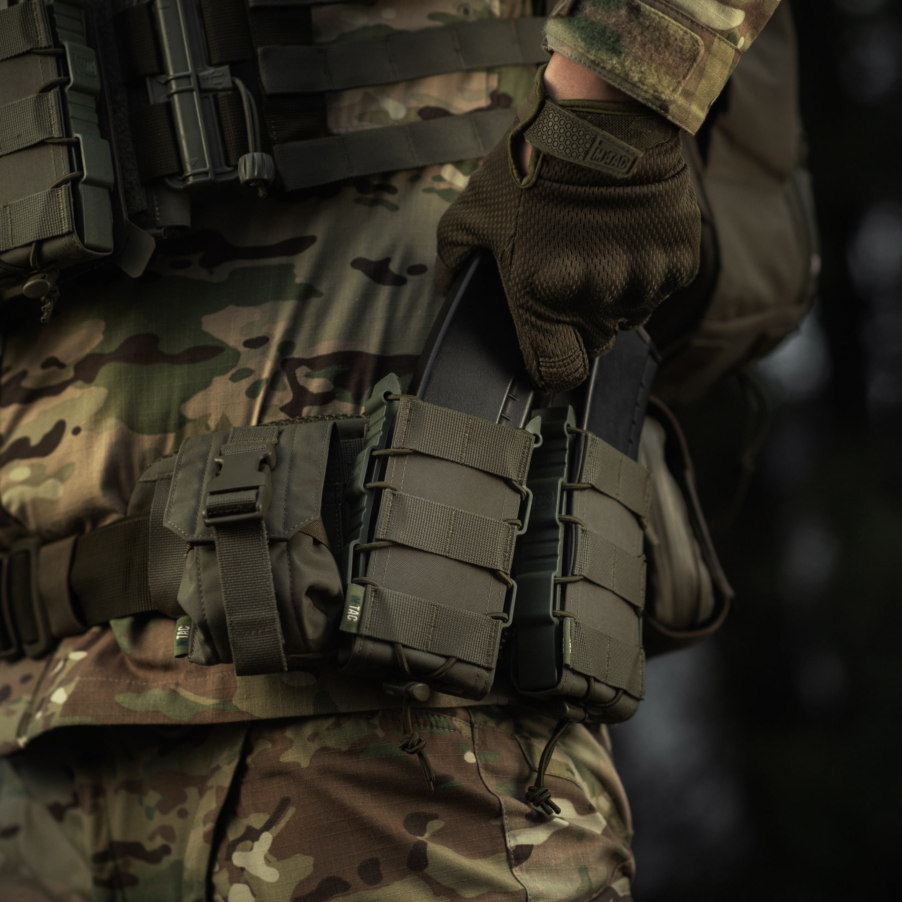 M-Tac подсумок открытый для магазина FAST Elite Ranger Green — 25