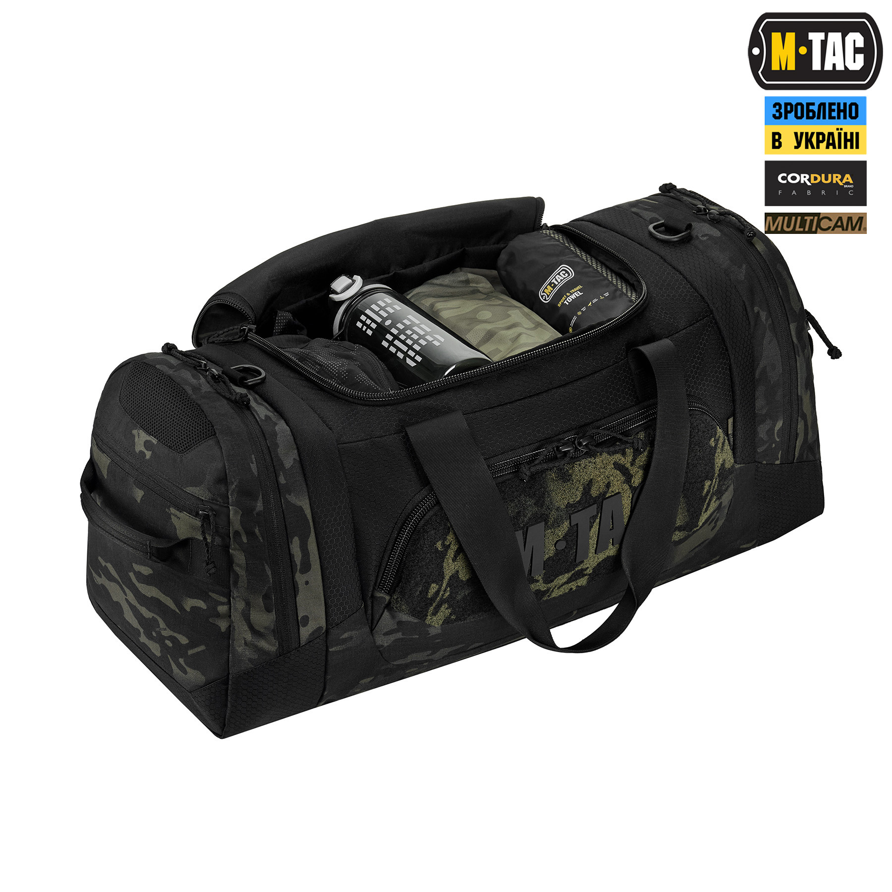 M-Tac сумка-баул Sport 45л Elite Multicam Black — 9