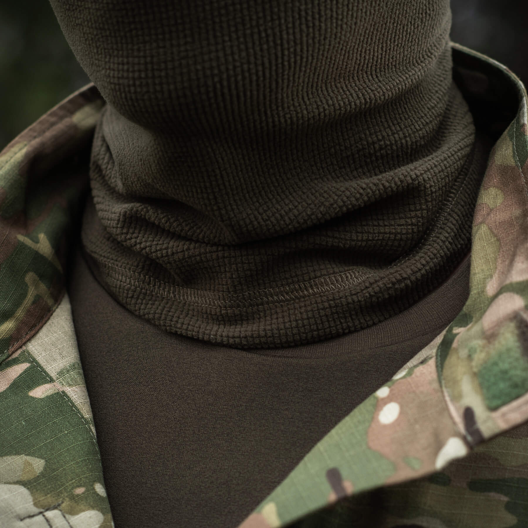 M-Tac шарф-труба микрофлис рип-стоп Dark Olive — 7