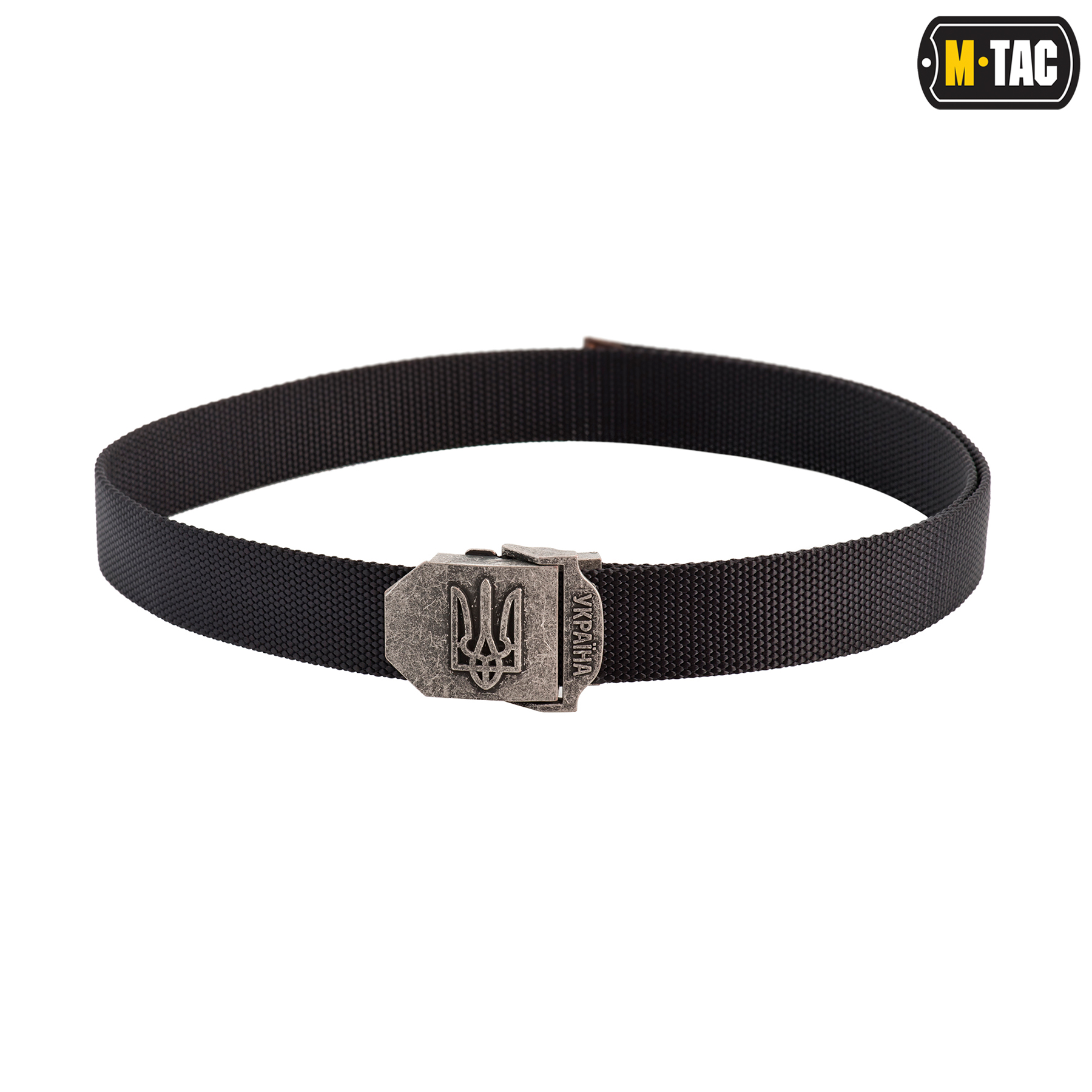 M-Tac ремень с Тризубом (тип 2) Black — 3