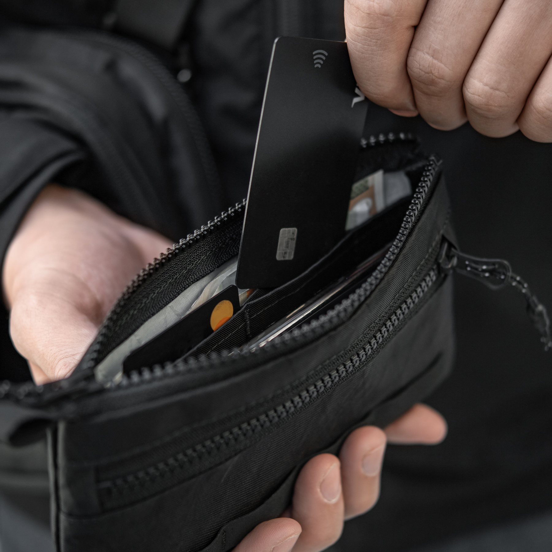 M-Tac кошелек горизонтальный X-Pac Elite Black — 27
