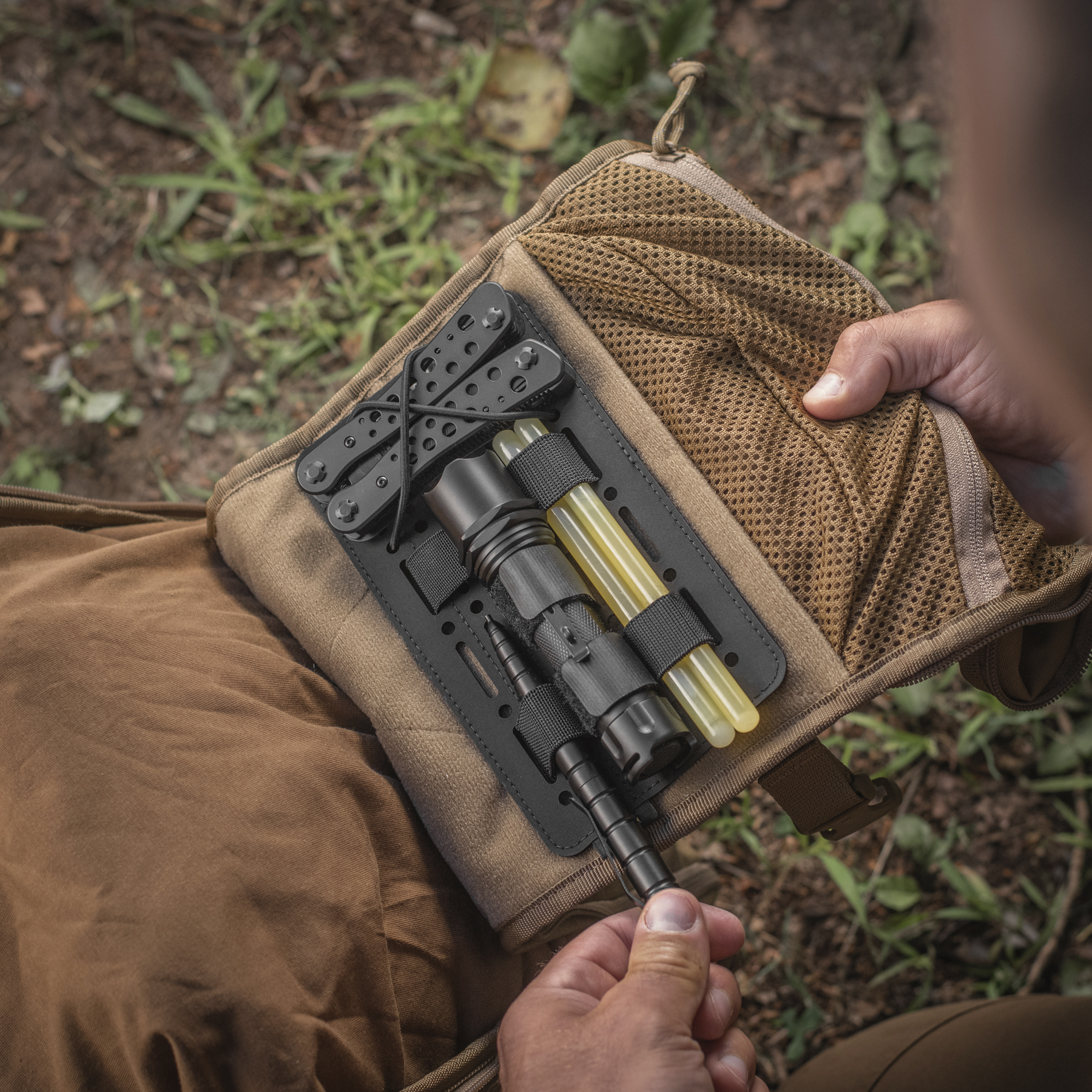 M-Tac вставка модульная MOLLE 19,5х11 Laser Cut Black — 9
