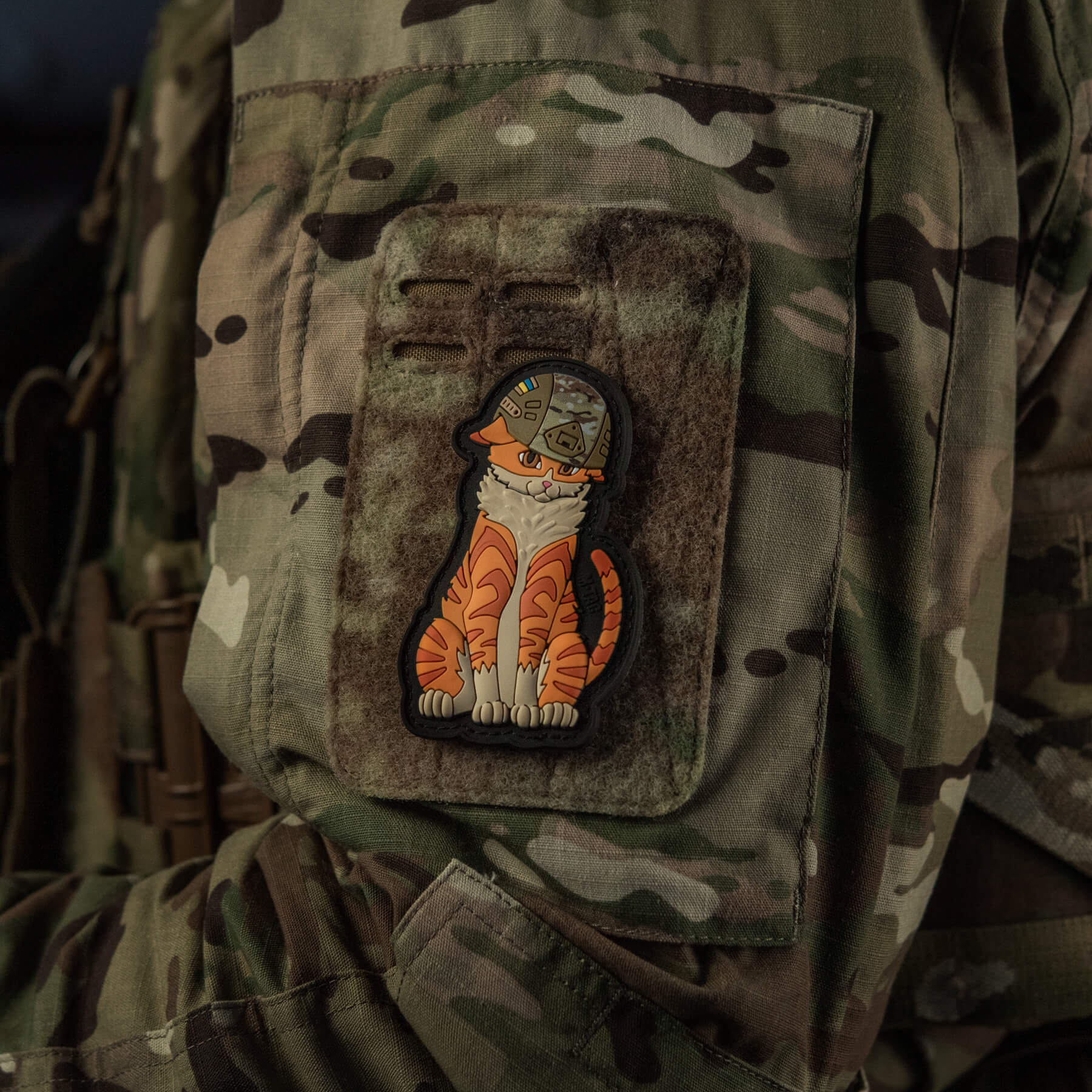M-Tac нашивка Orange Cat PVC (MC cover) — 10