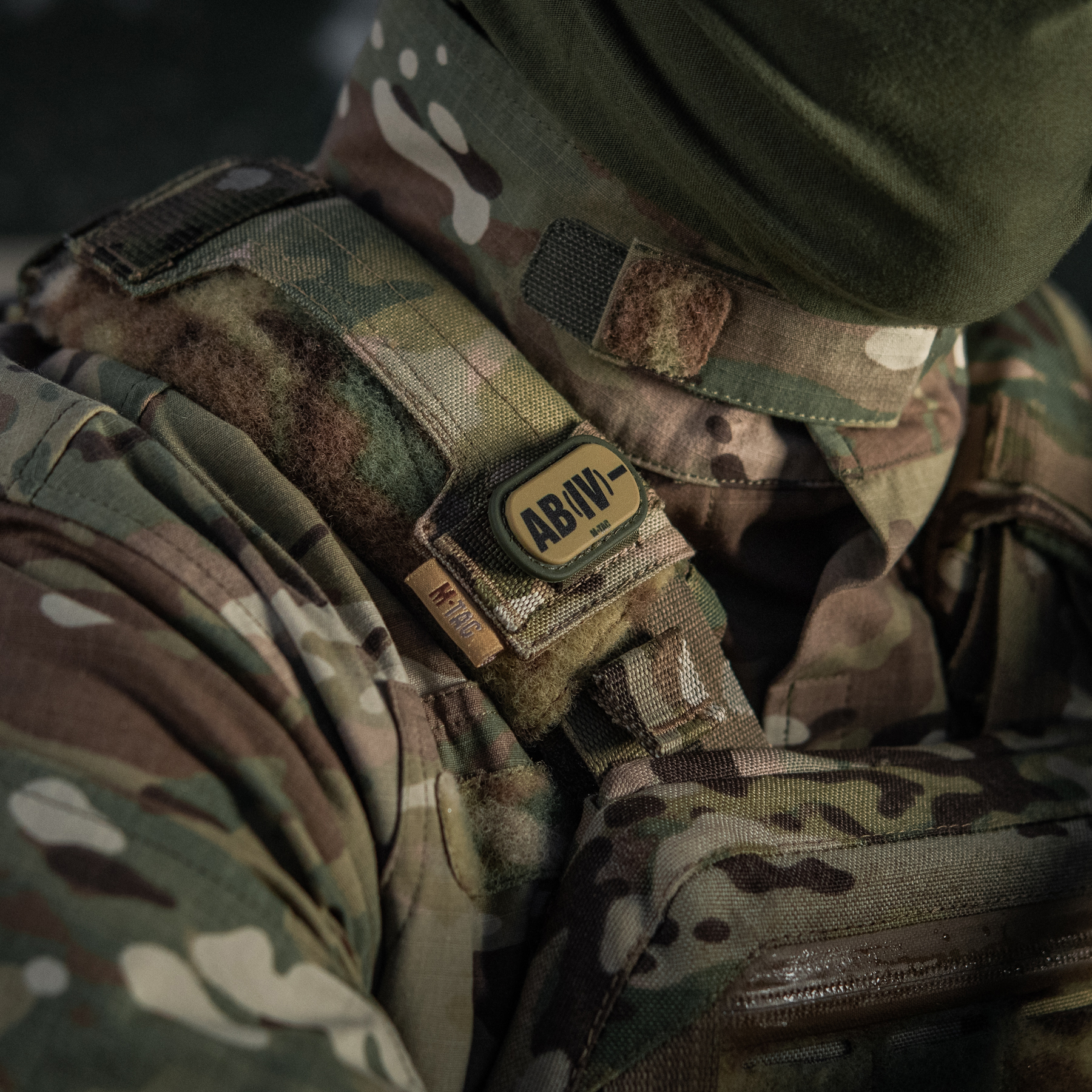 M-Tac MOLLE Patch группа крови AB (IV) - PVC Ranger Green — 6
