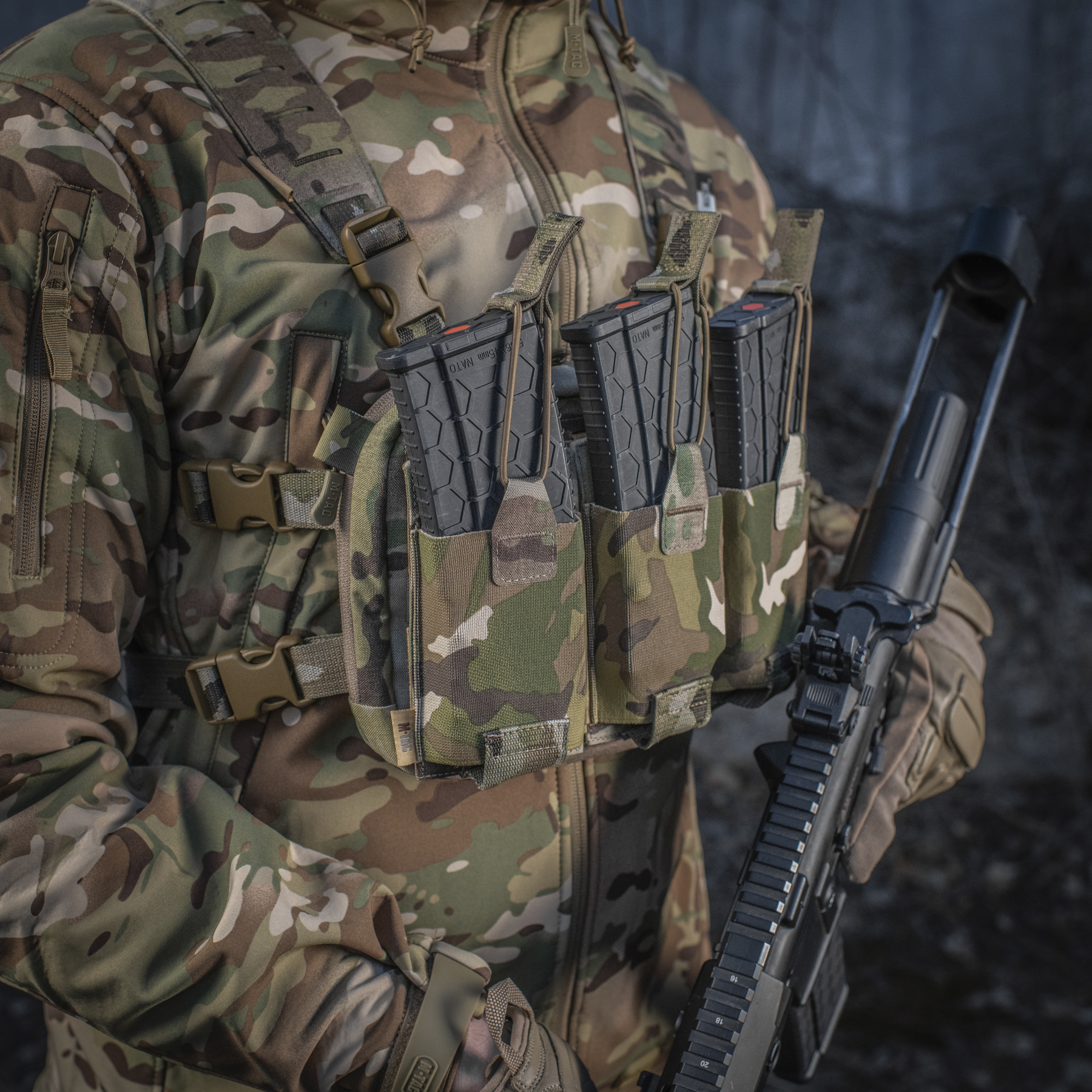 M-Tac подсумок эластичный на 1 магазин Elite Multicam — 11