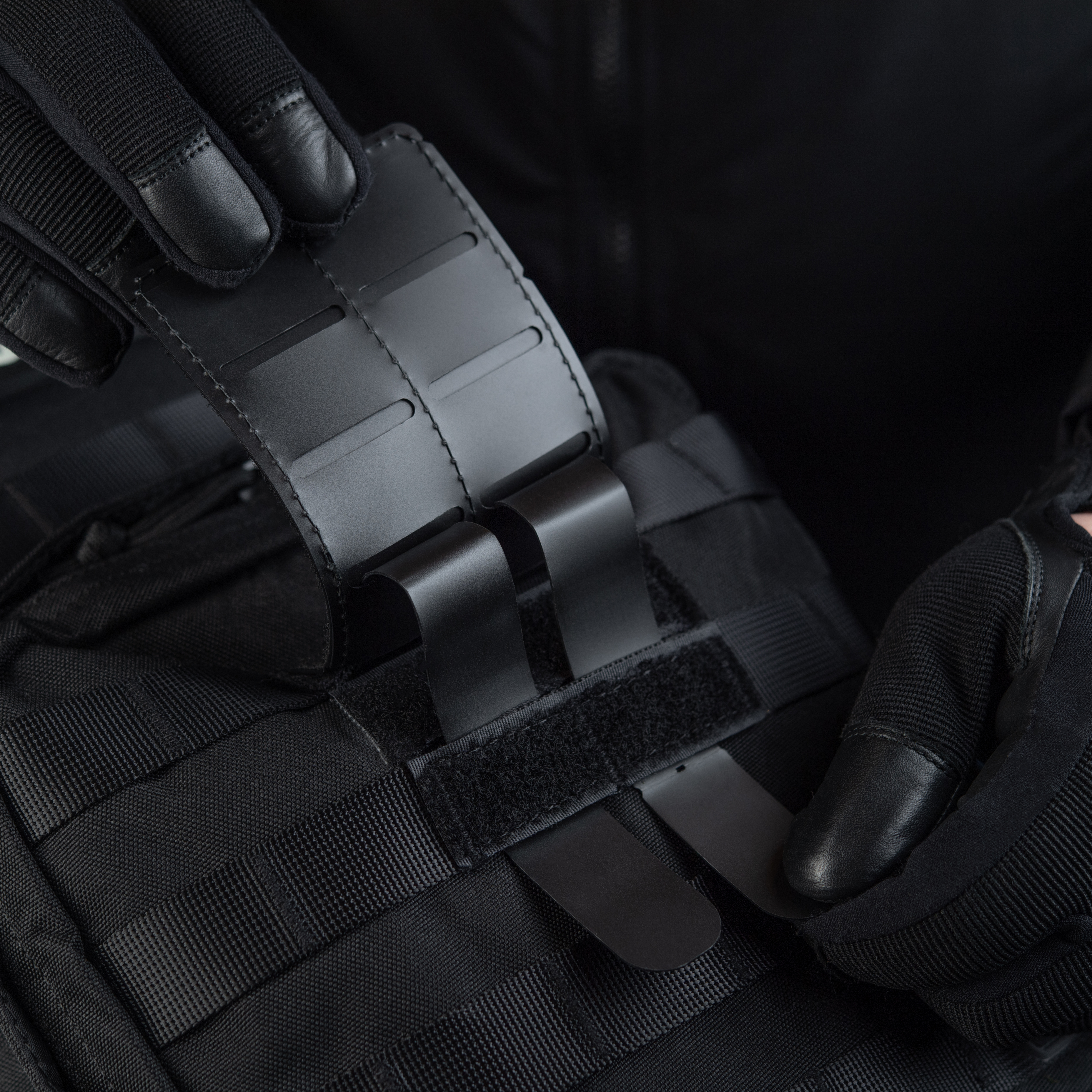M-Tac панель для нашивок на MOLLE 80x135 Black — 10