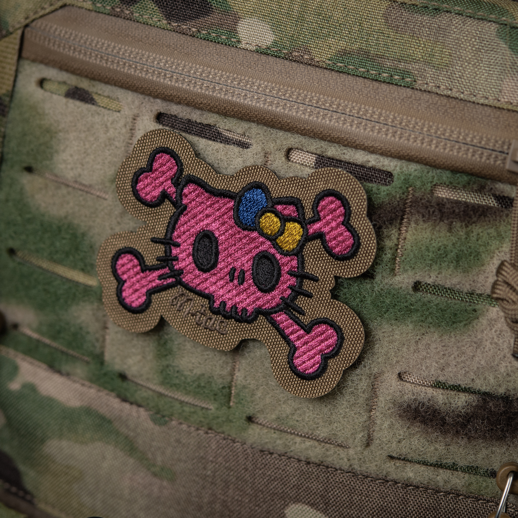 M-Tac нашивка KITTY (вышивка) Pink/Coyote — 6