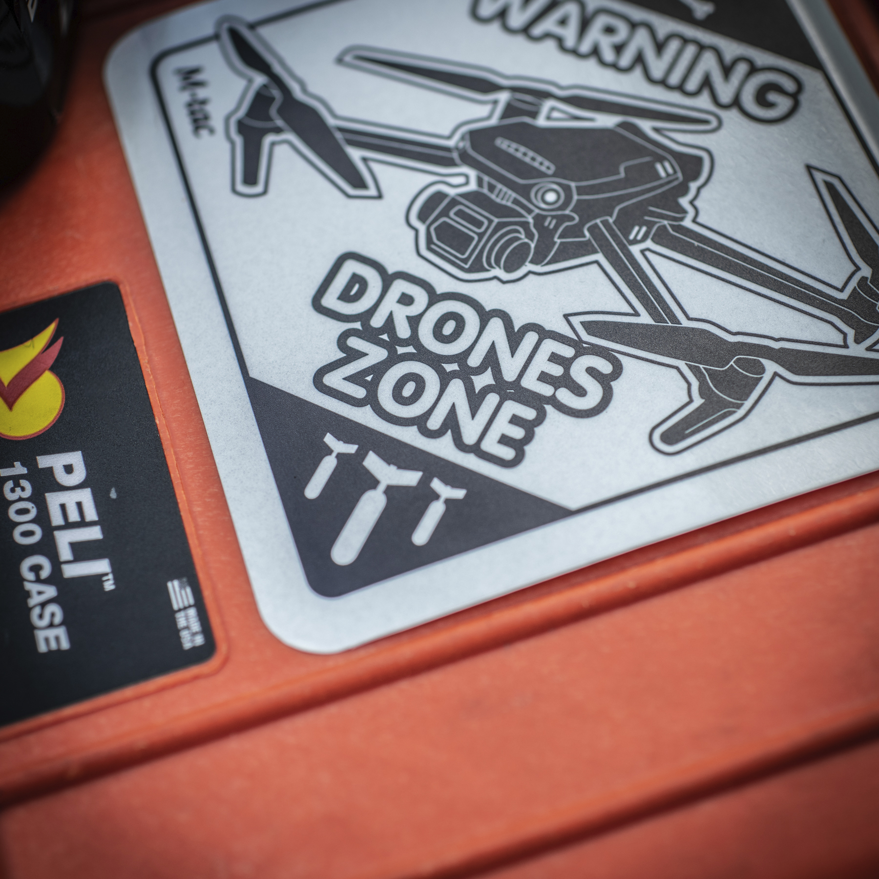 M-Tac наклейка Drones Zone светоотражающая Large Black — 5