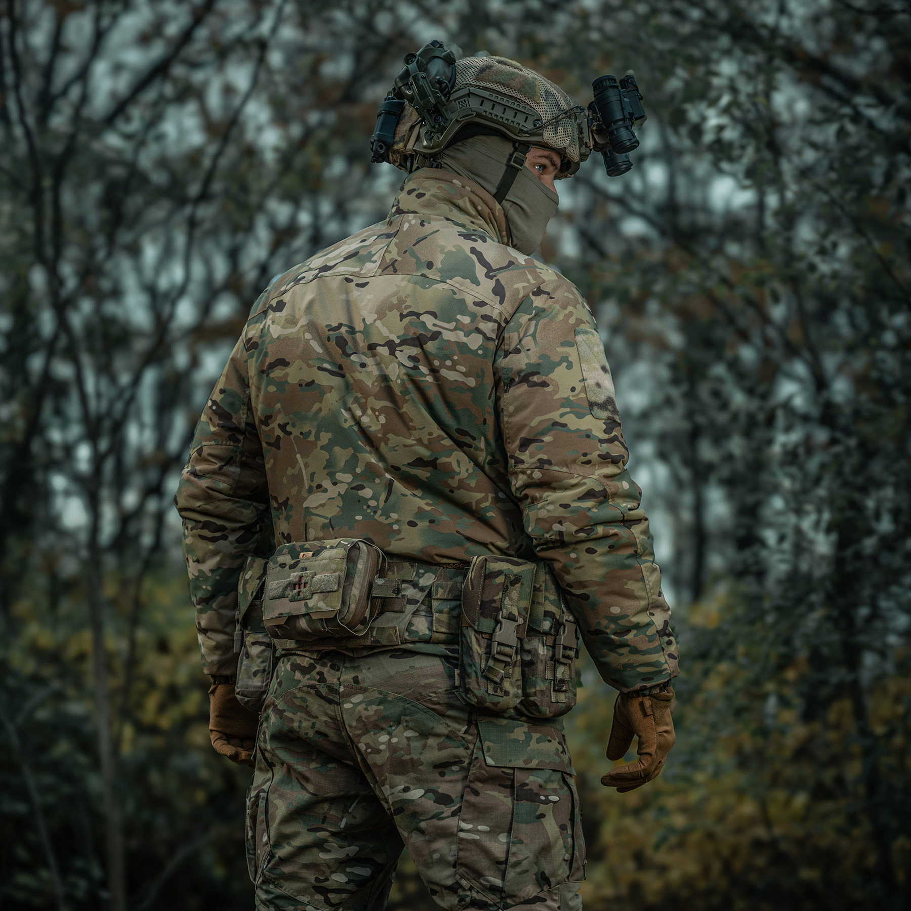 M-Tac куртка зимняя Alpha Combat Pro Primaloft MC — 41