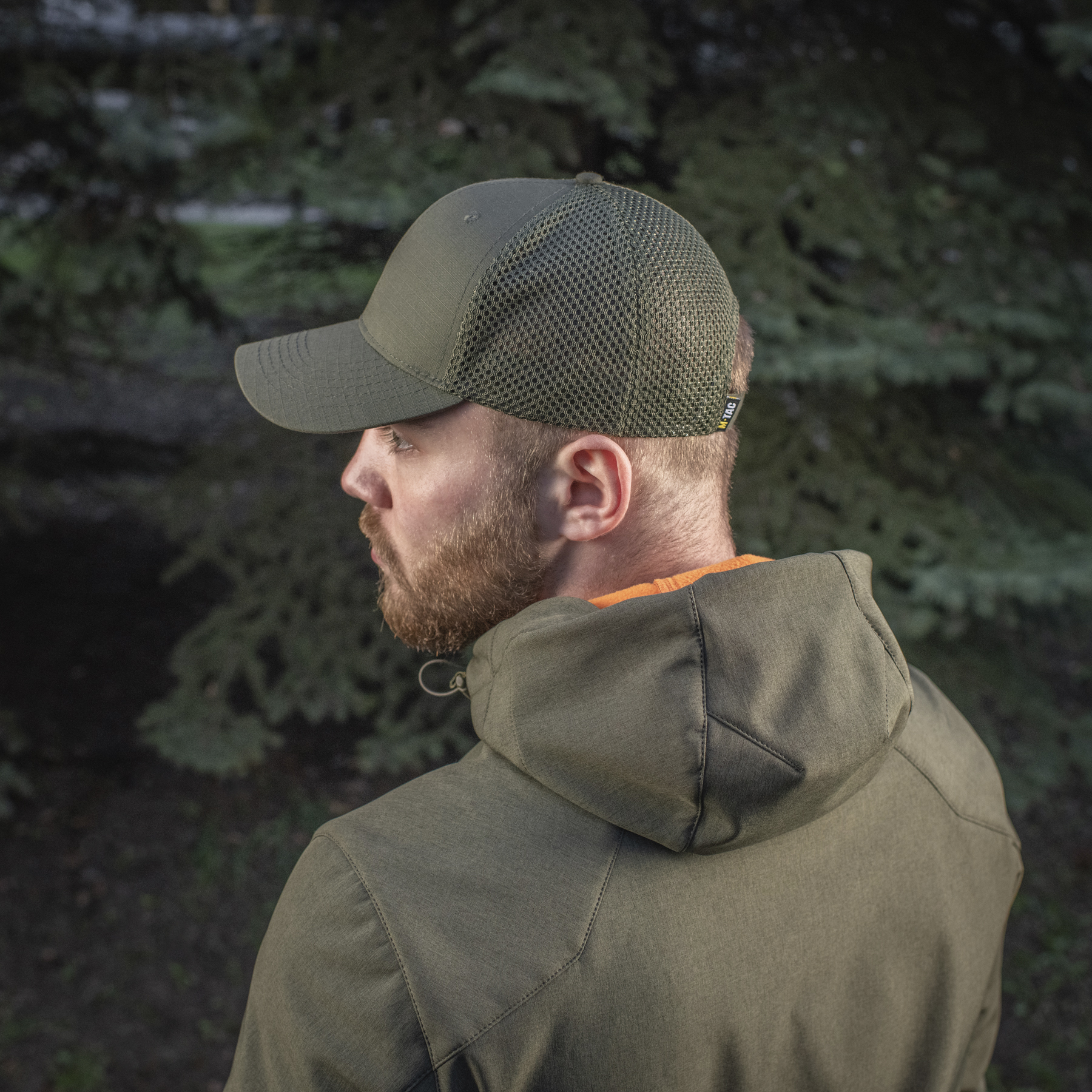 M-Tac бейсболка с сеткой Flex рип-стоп Army Olive — 12
